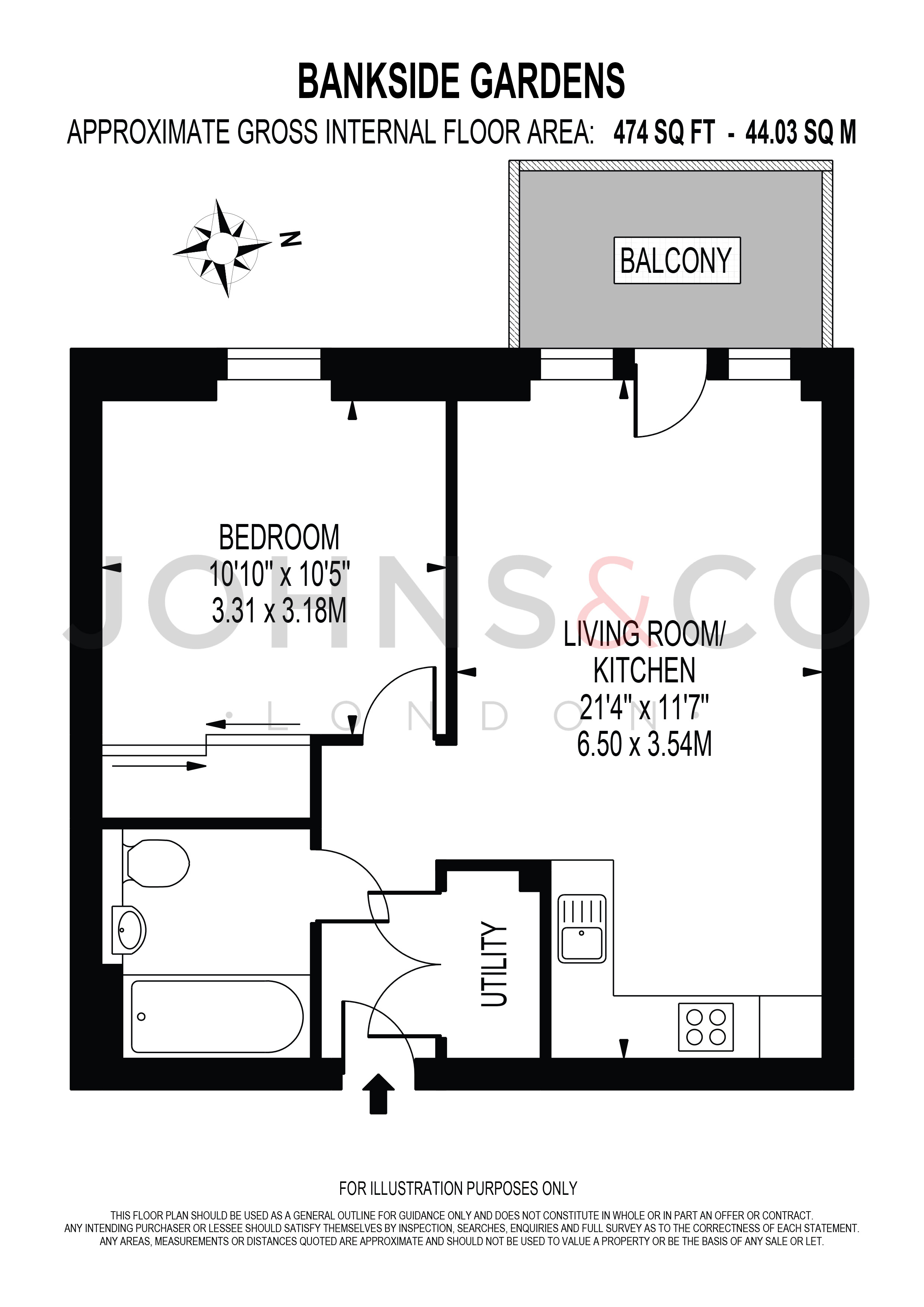 Flat 503 57, Flagstaff Road, Reading floorplan