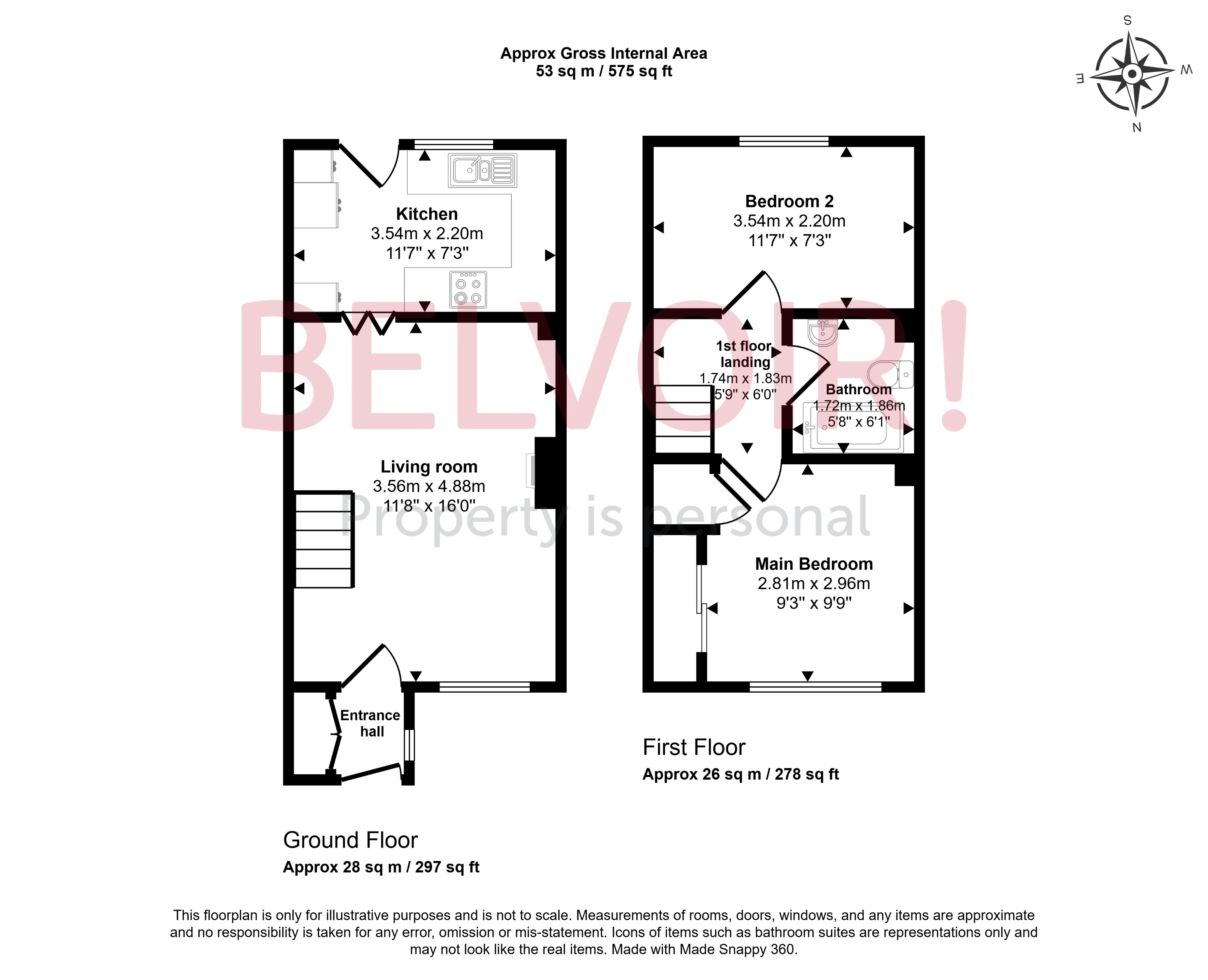 45, Somergate Road, Cheltenham floorplan