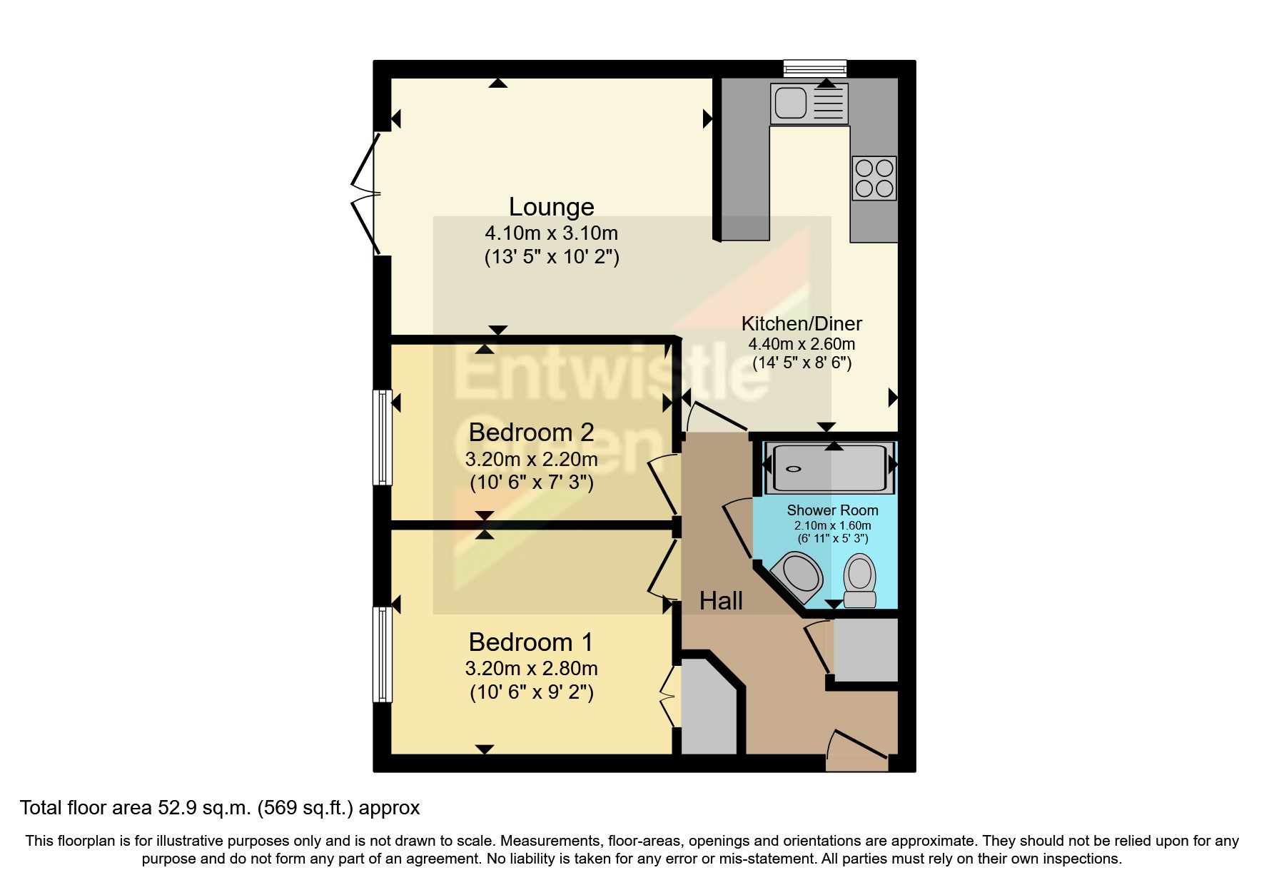 Greenbrook Road, Burnley BB12, 2 bedroom flat for sale 62174822