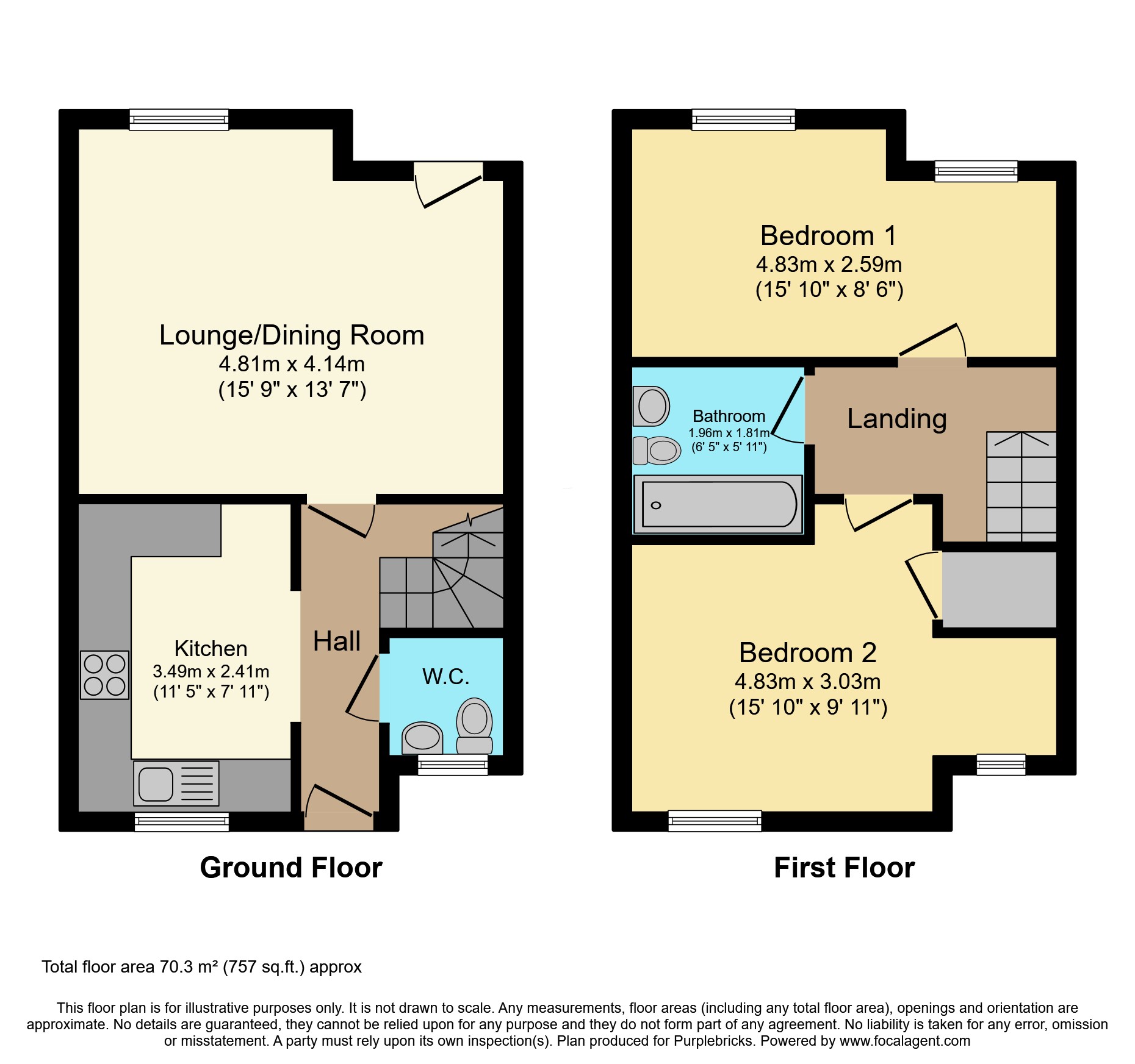 7a, Dinas Close, Chester floorplan
