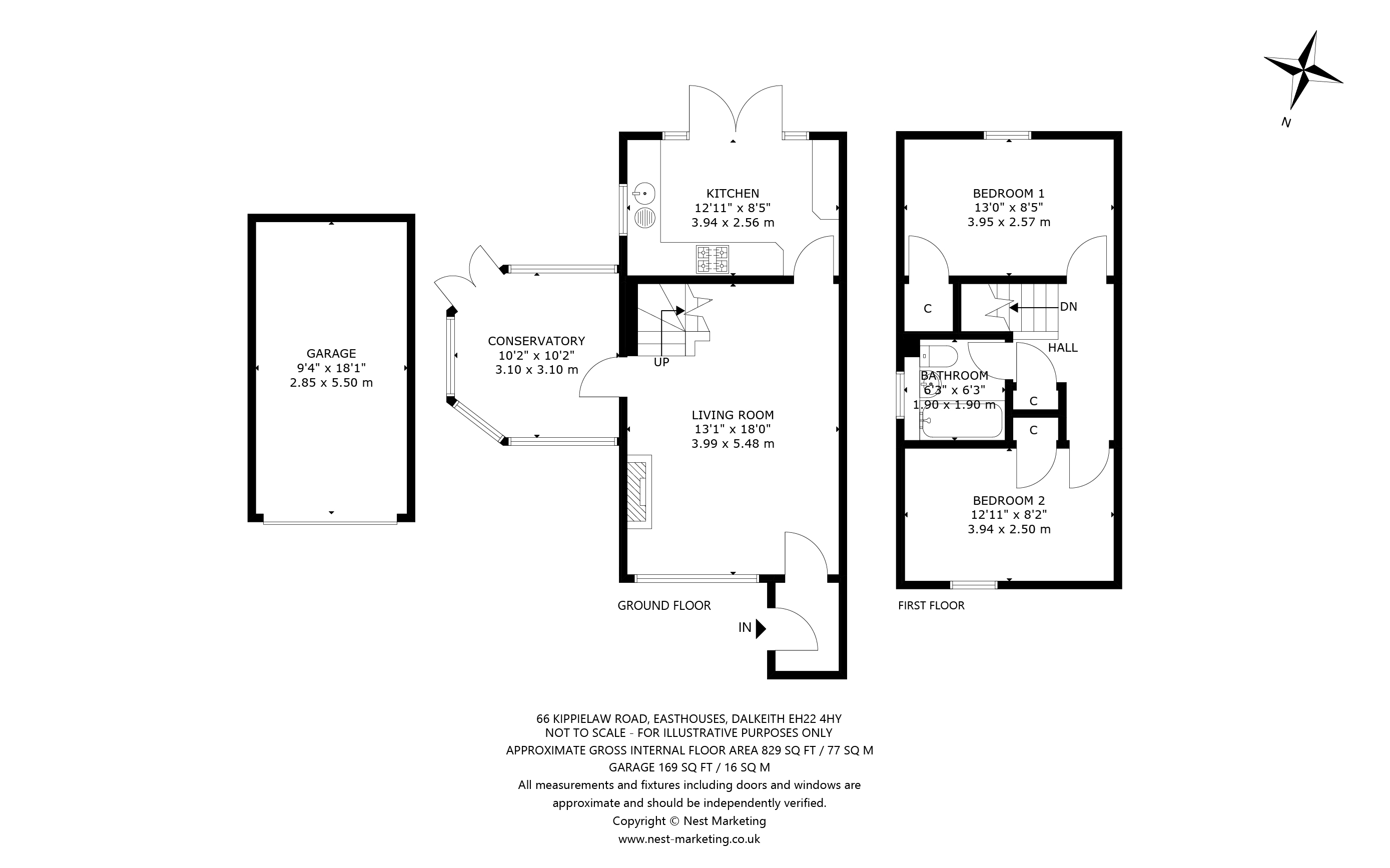 66, Kippielaw Road, Dalkeith floorplan