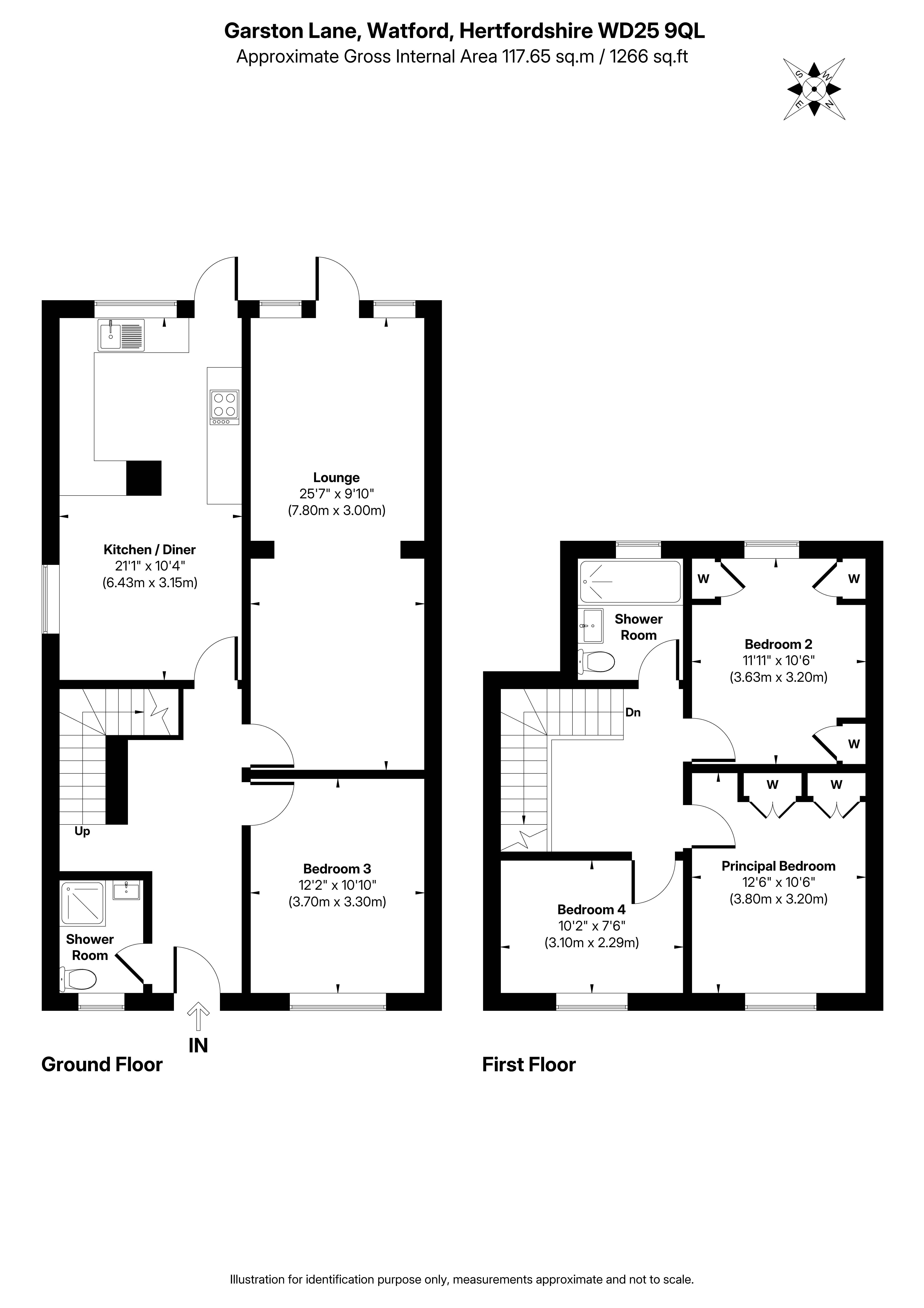 40, Garston Lane, Hertfordshire floorplan