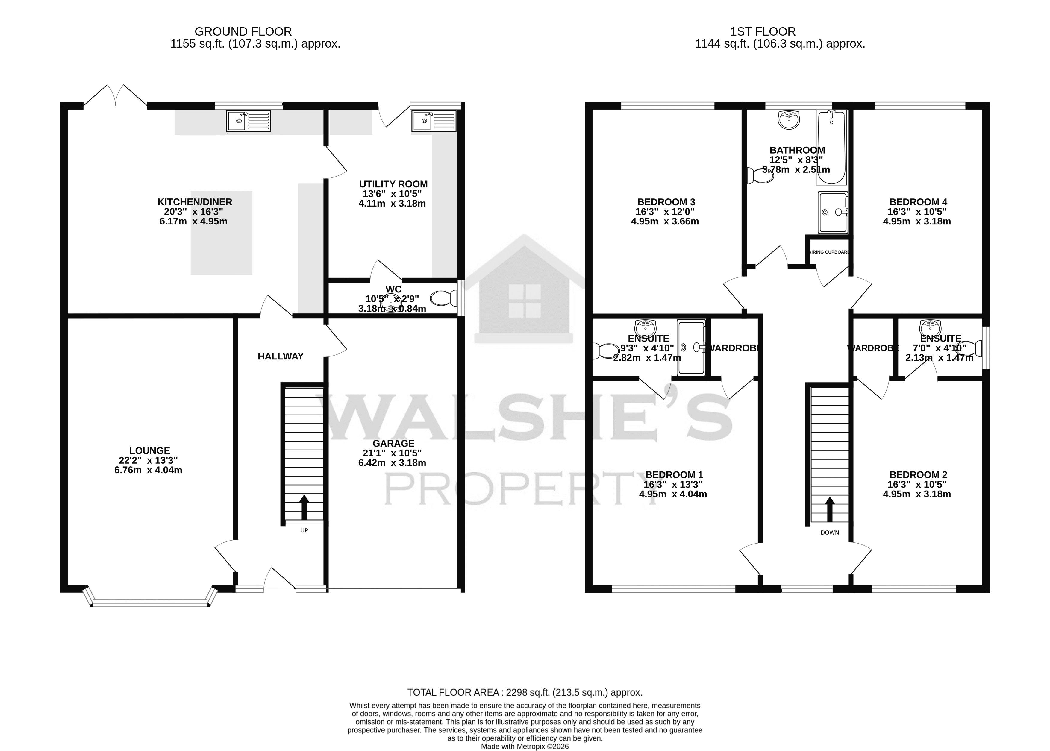 7, Lincoln Close, Scunthorpe floorplan