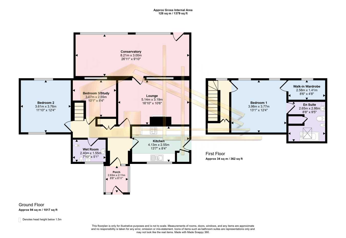 3, St Augustines Close, Bexhill-on-Sea floorplan