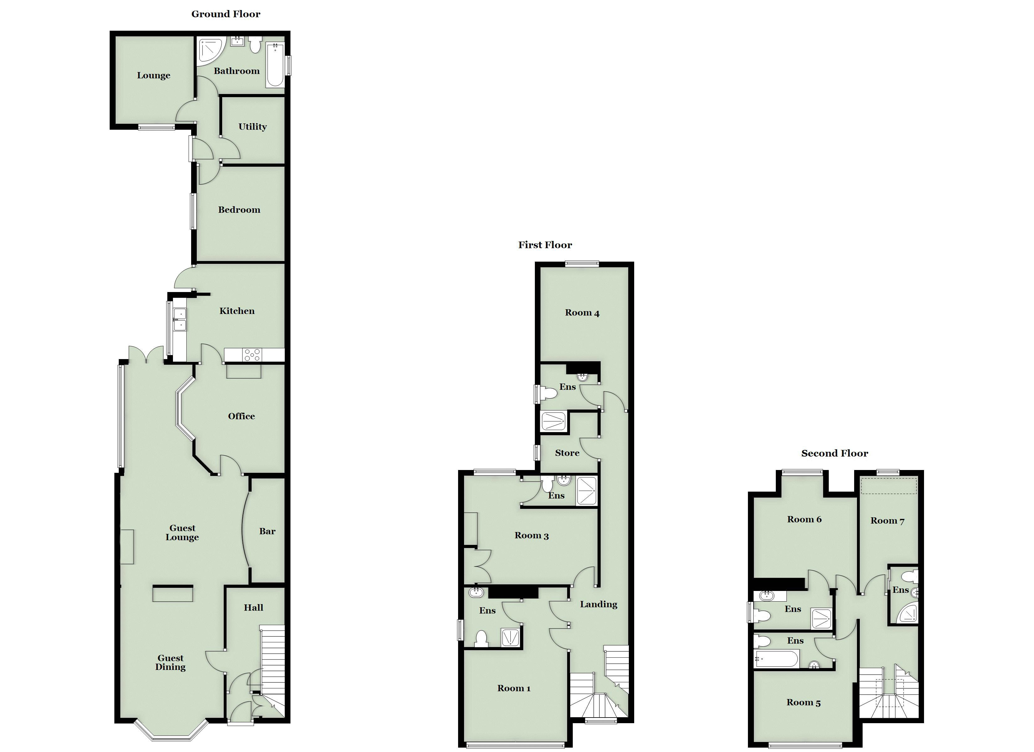 27, Flamborough Road, Bridlington floorplan