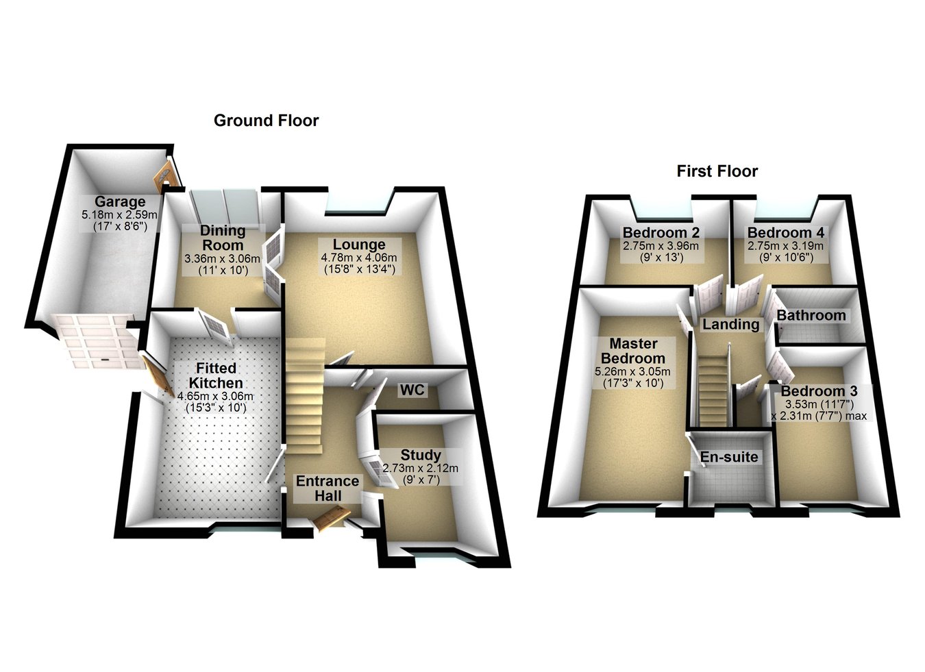 21, Moor Close, Huddersfield floorplan