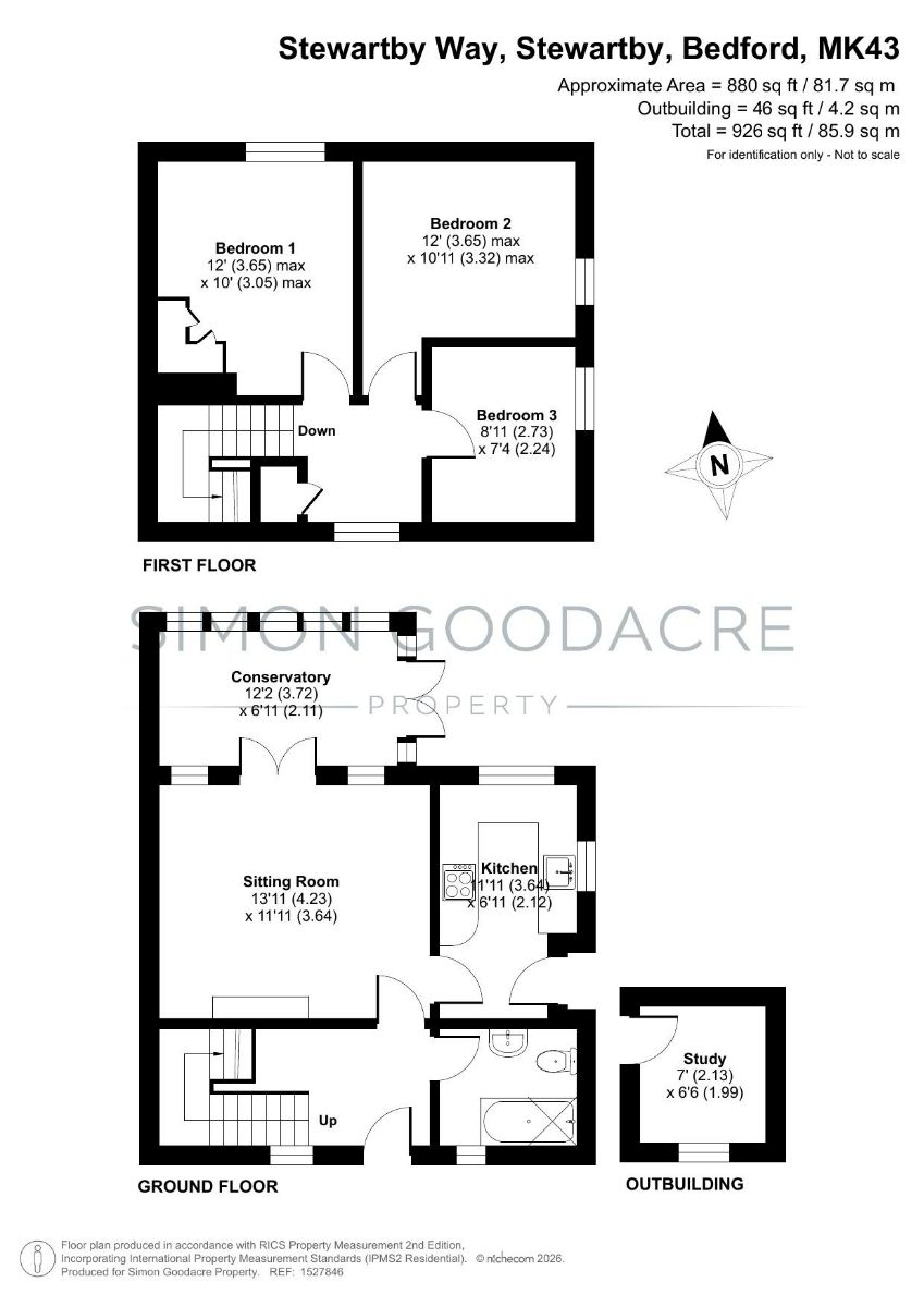 116 Stewartby Way, Bedford floorplan