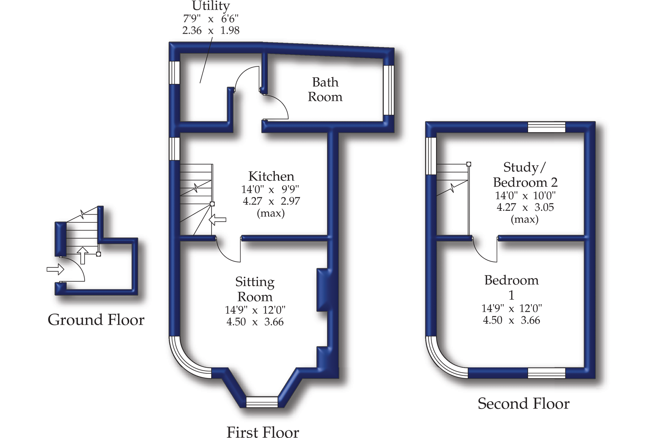 2A,, Church Street, Harrogate floorplan