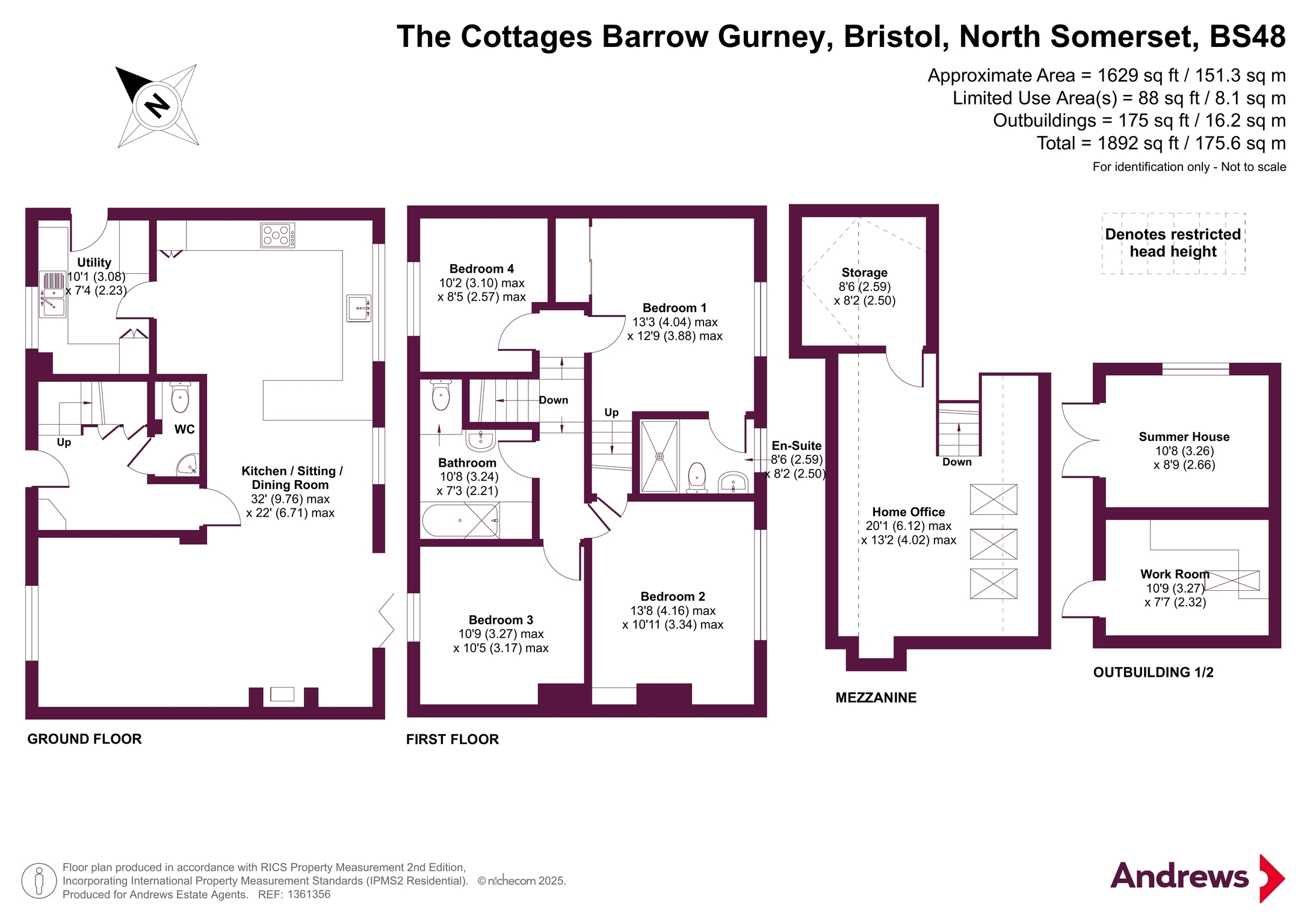15 The Cottages,, Barrow Gurney, North Somerset floorplan