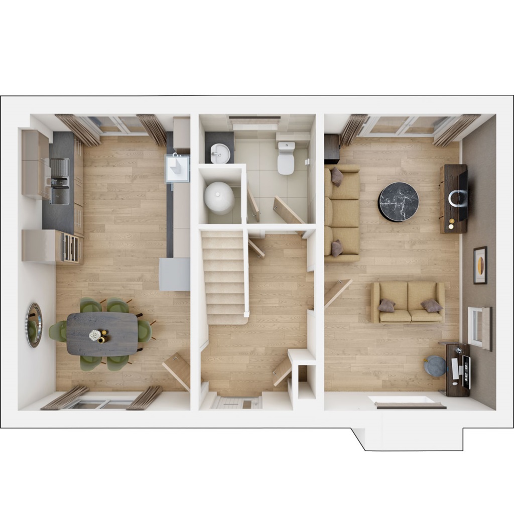 The Carrdale - Plot 21, Barham Meadows, Norwich Road, Barham floorplan