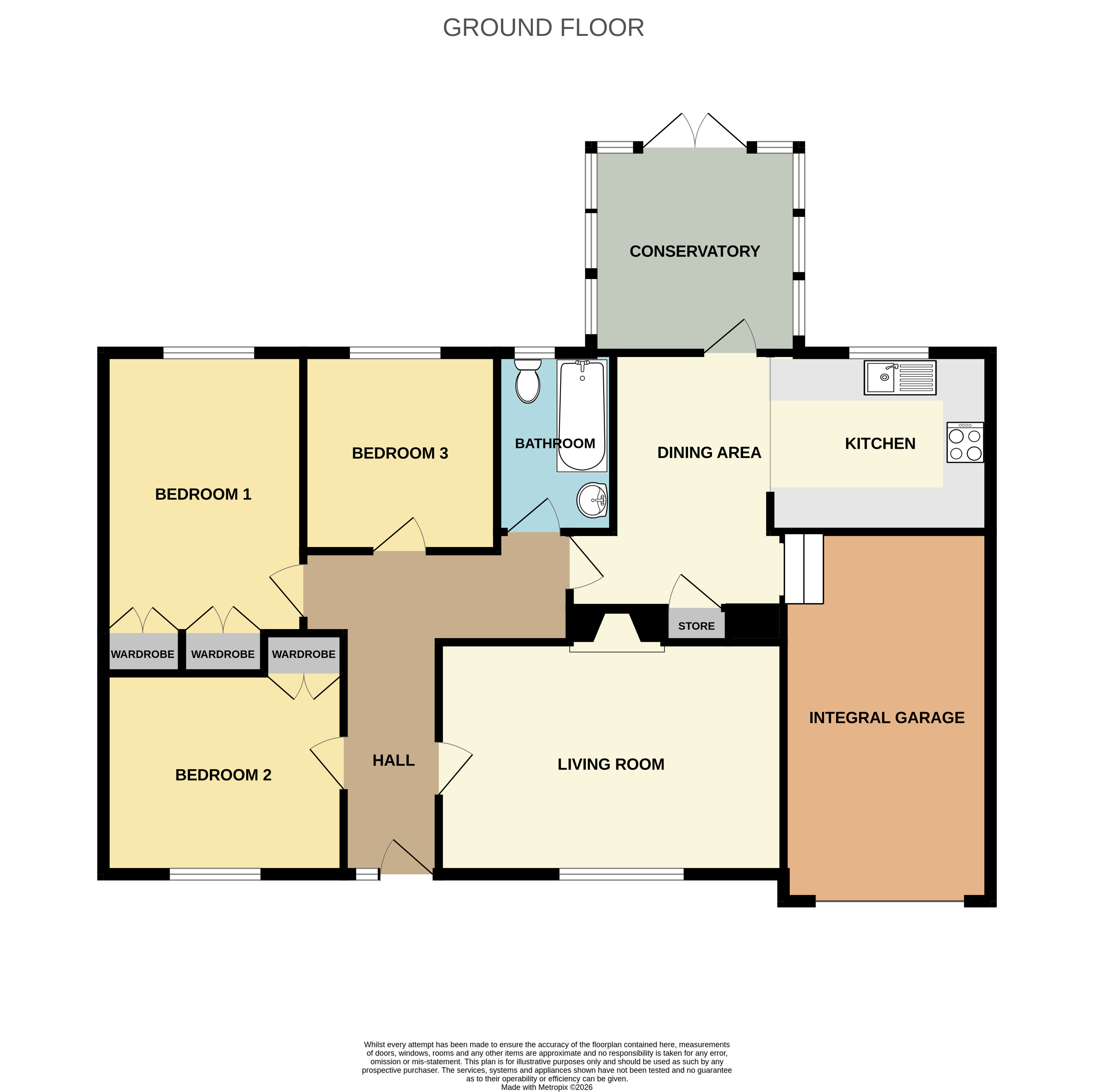 22, Station Gardens, Cornhill-on-Tweed floorplan