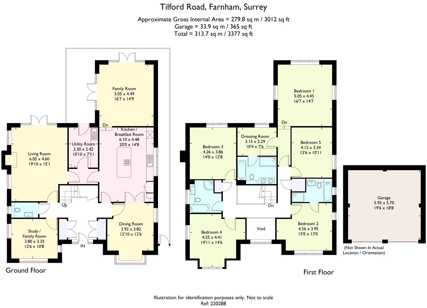 5 Bedrooms Detached house for sale in Tilford Road, Farnham, Surrey GU9