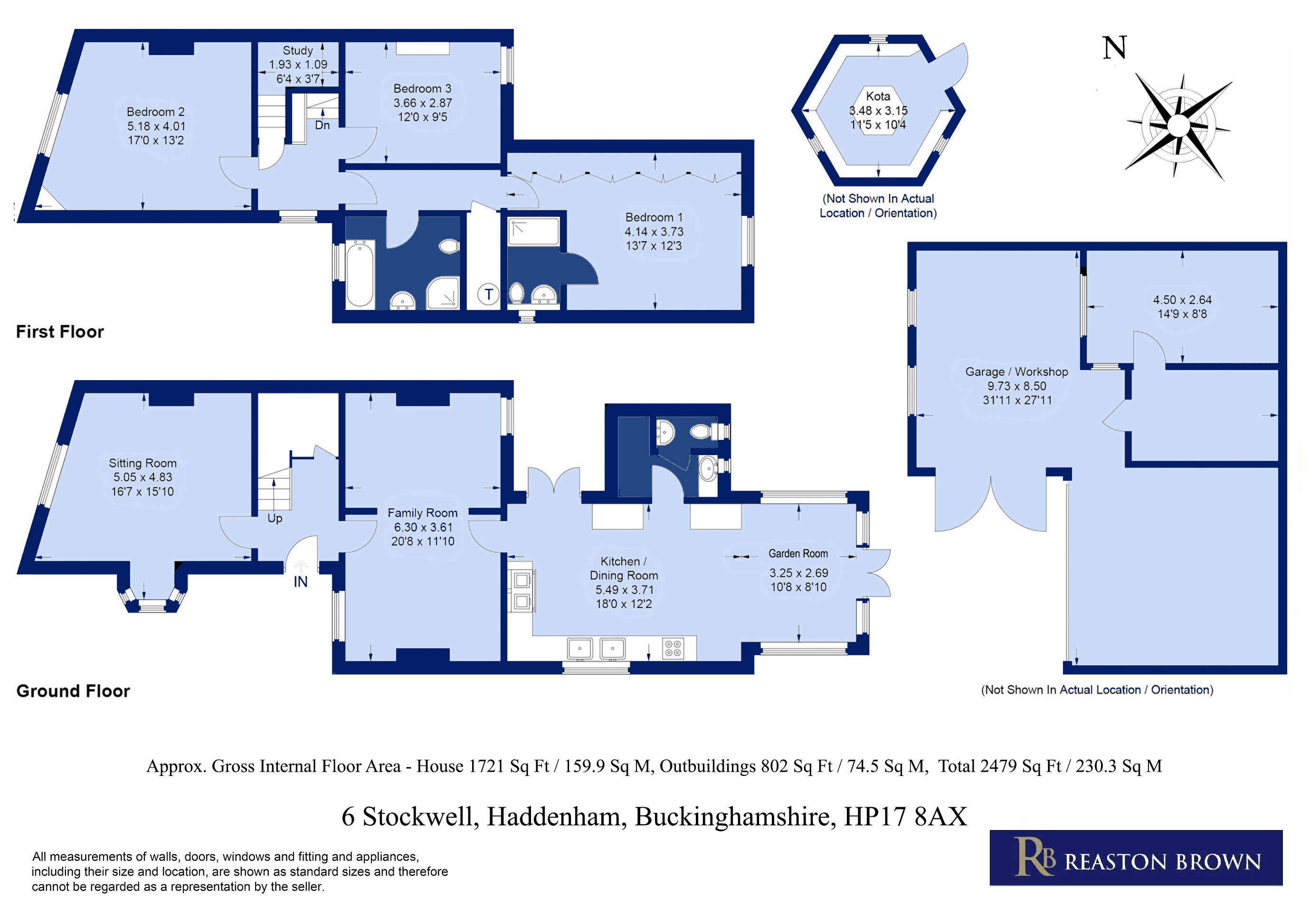 -, Stockwell, Haddenham, Buckinghamshire, HP17 floorplan