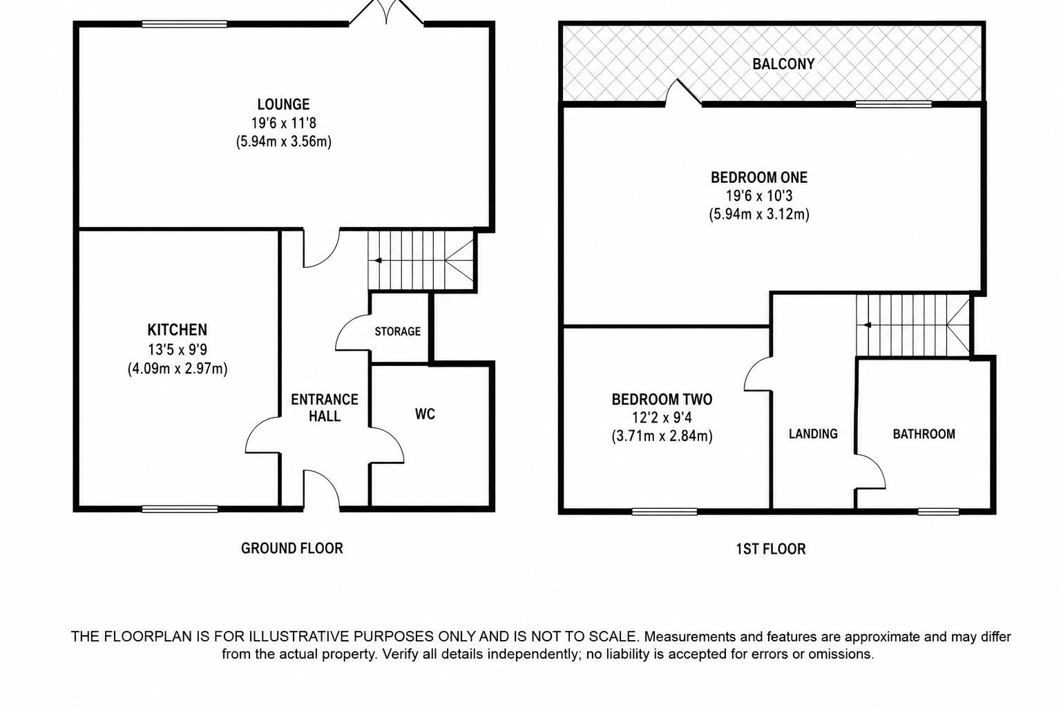 5, Albertine Street, Harlow floorplan