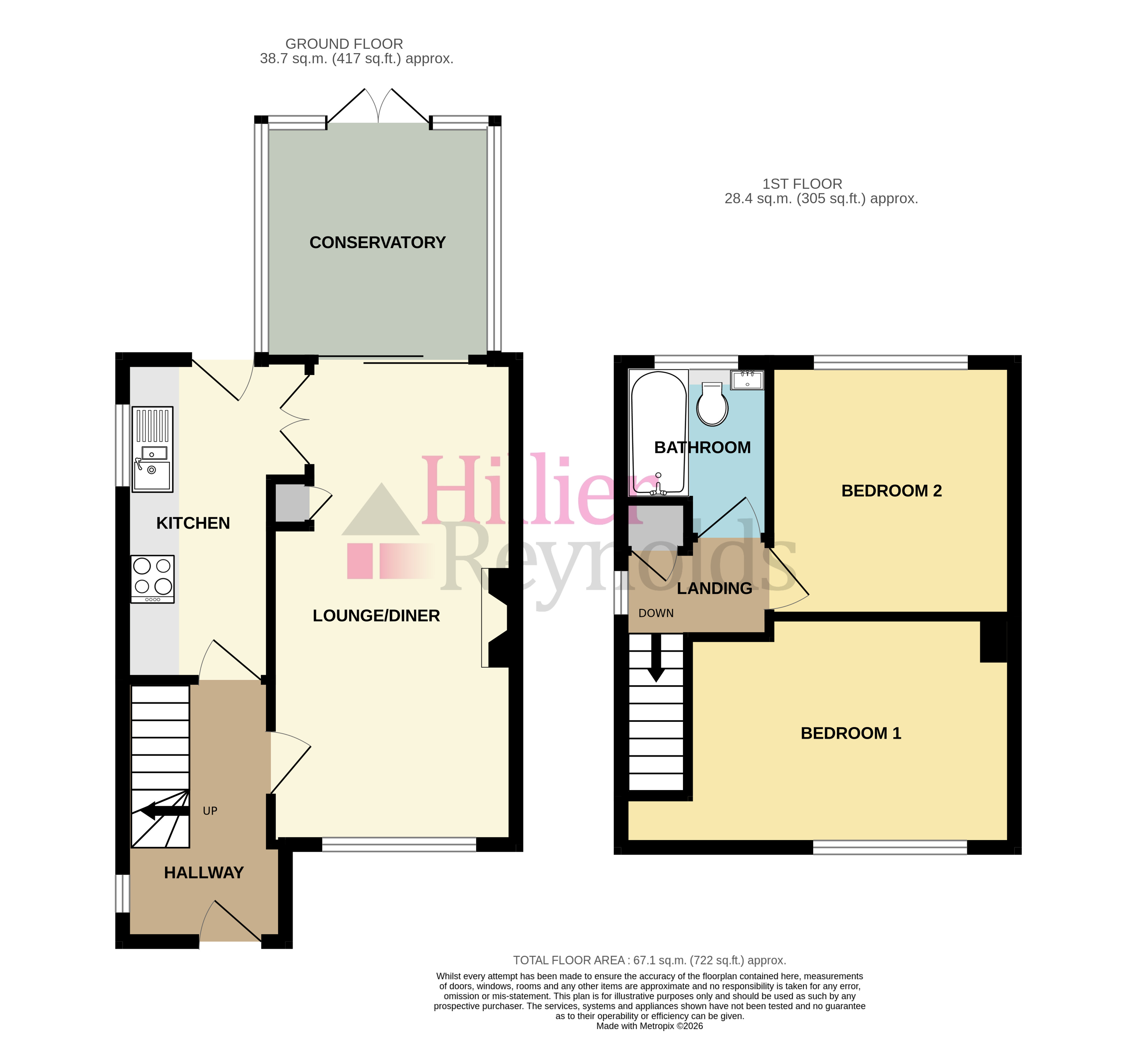 1, Ascot Close, Borough Green  floorplan