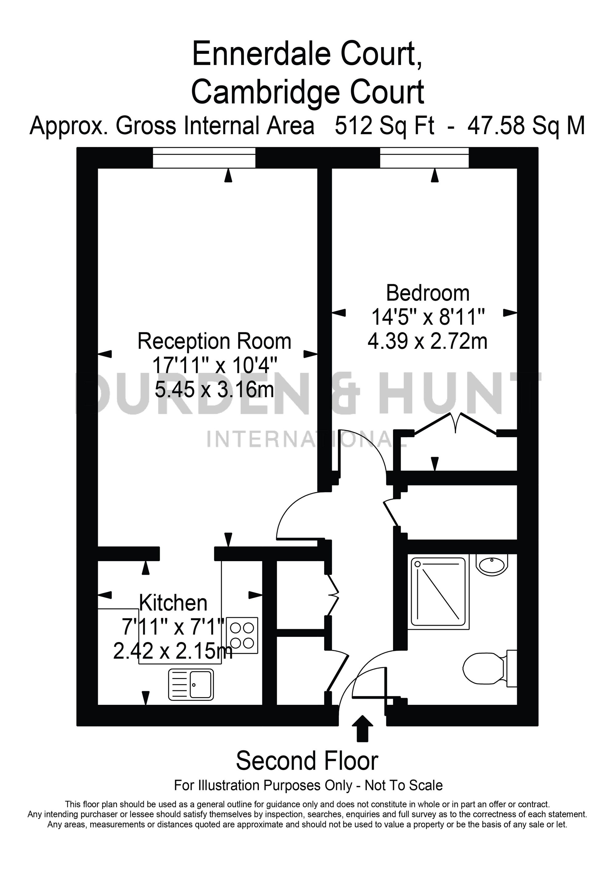 Flat 45, Ennerdale Court, London floorplan