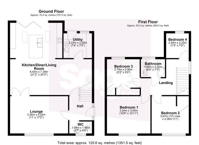 3, Hafod Close, Newport floorplan