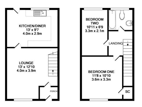 6 Hulme Close, Bedford floorplan