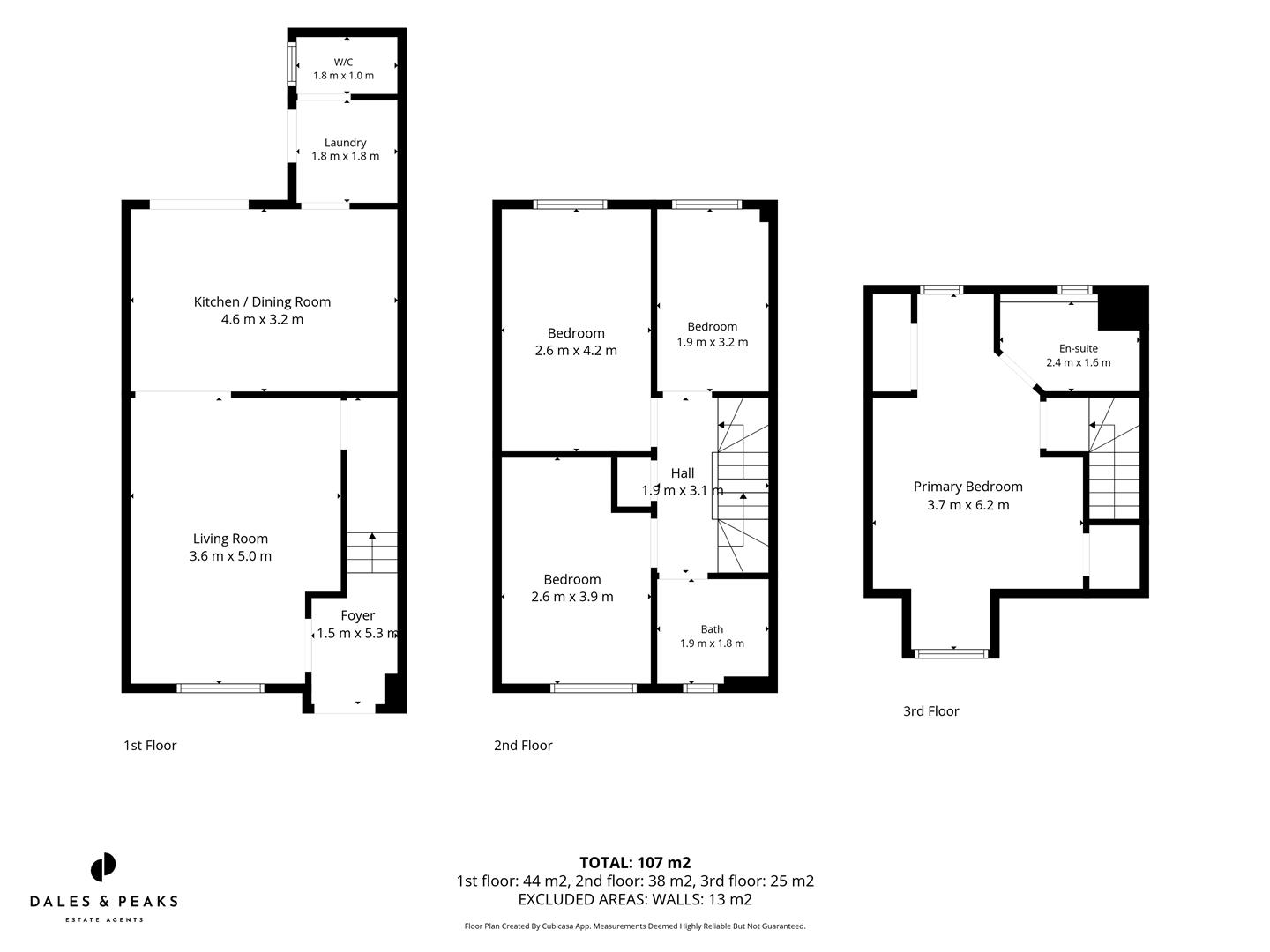 4, Walmsley Close, Chesterfield floorplan