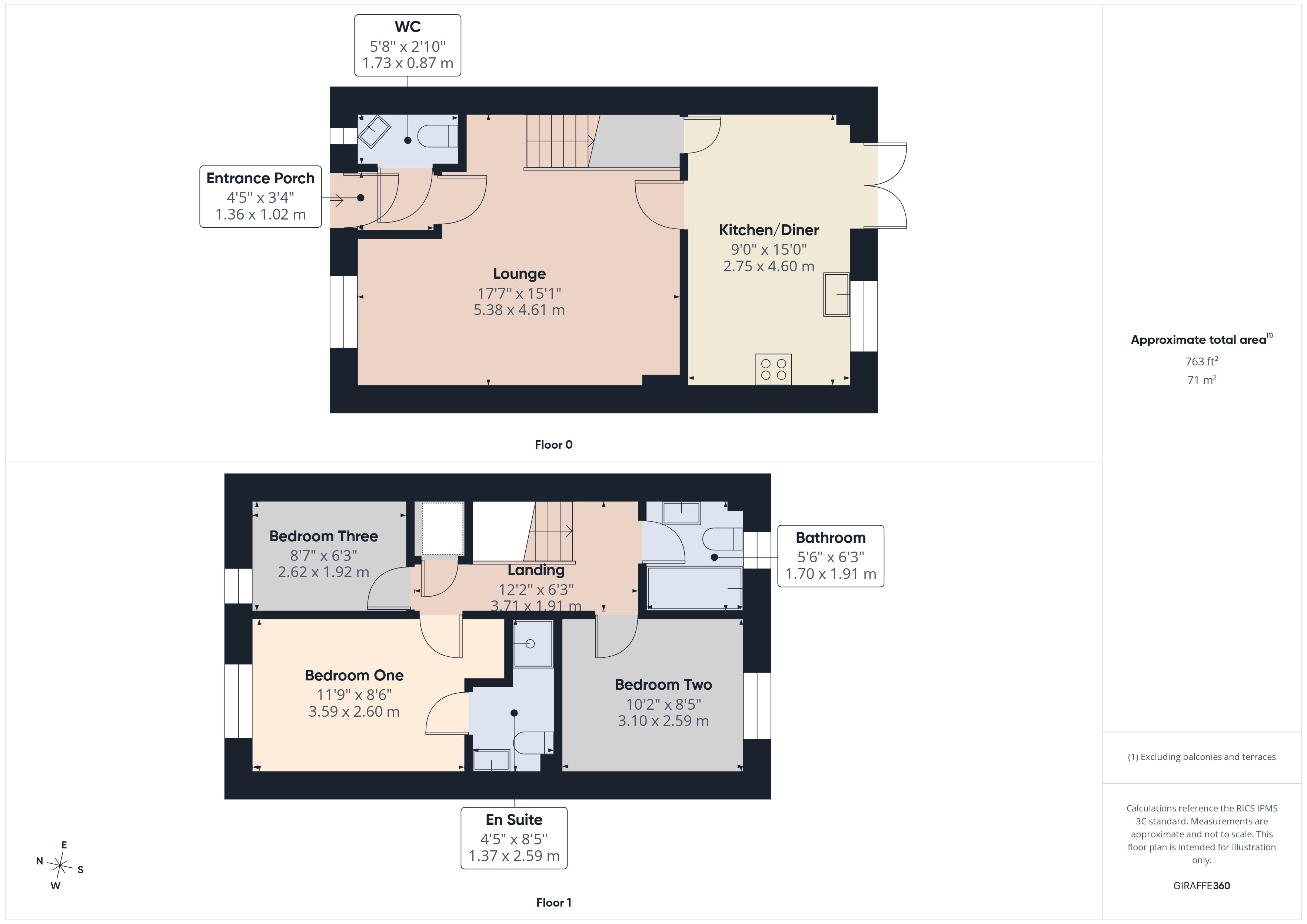 2, Faroe Walk, Bridgwater floorplan
