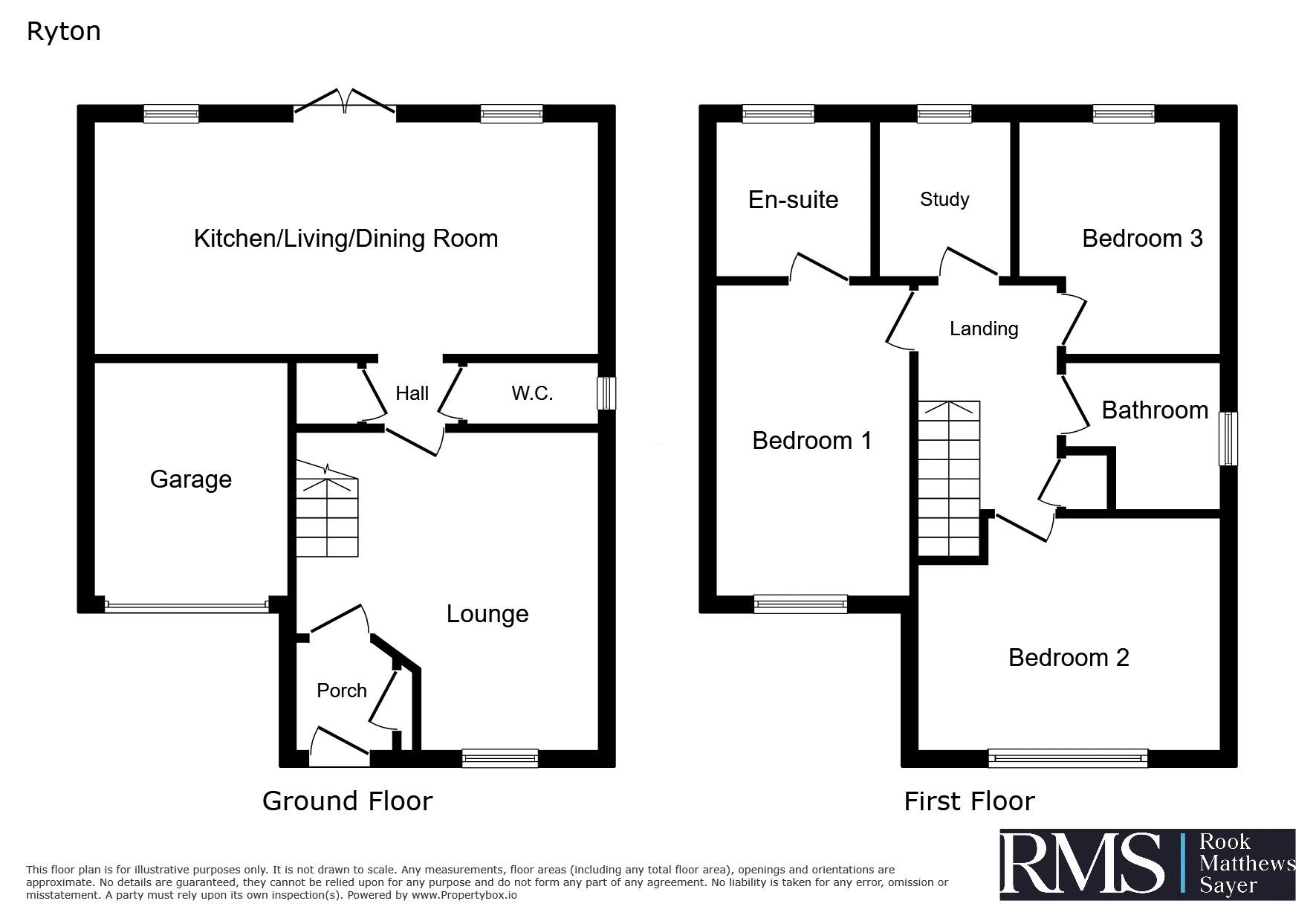 131, Grayling Way, Ryton floorplan