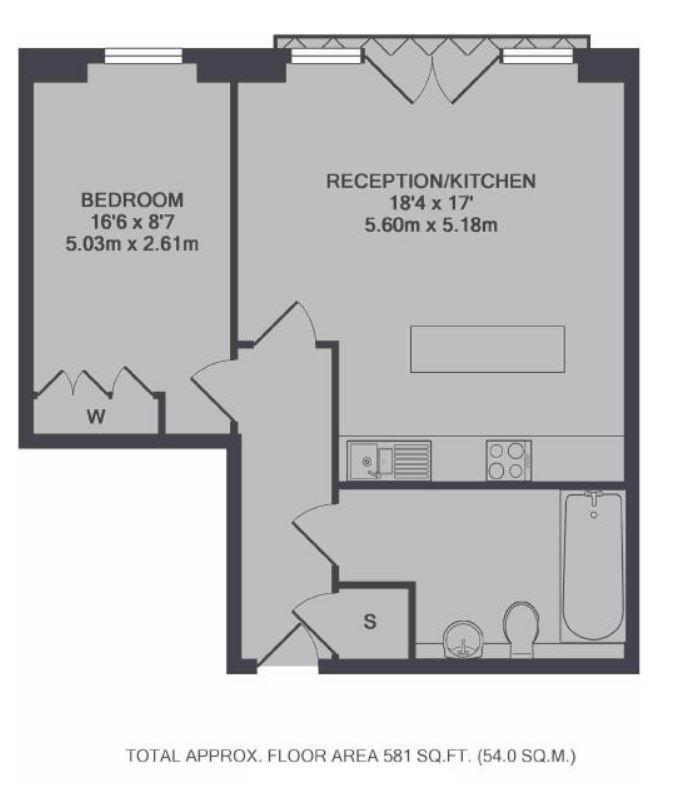 1 Bedrooms Flat to rent in Point Wharf Lane, Brentford TW8