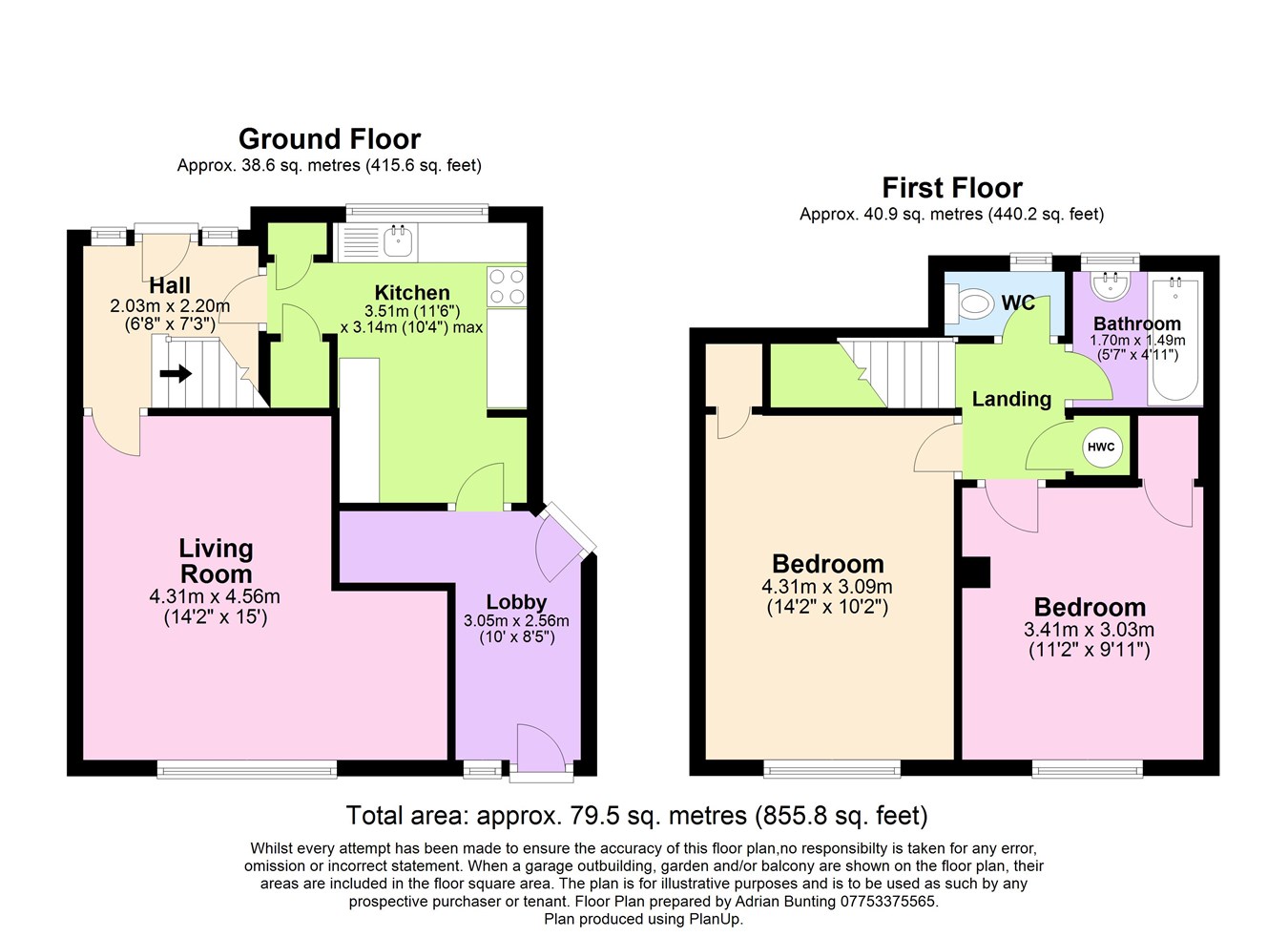 Bycullah Avenue, Western Enfield Town EN2, 2 bedroom terraced house for