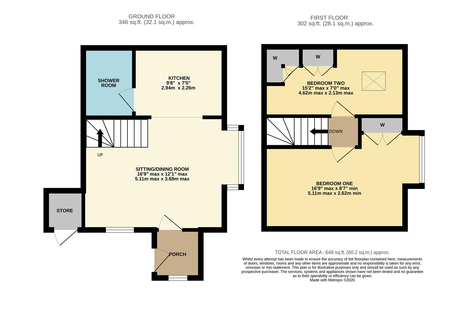 Post House Cottage, Calne floorplan