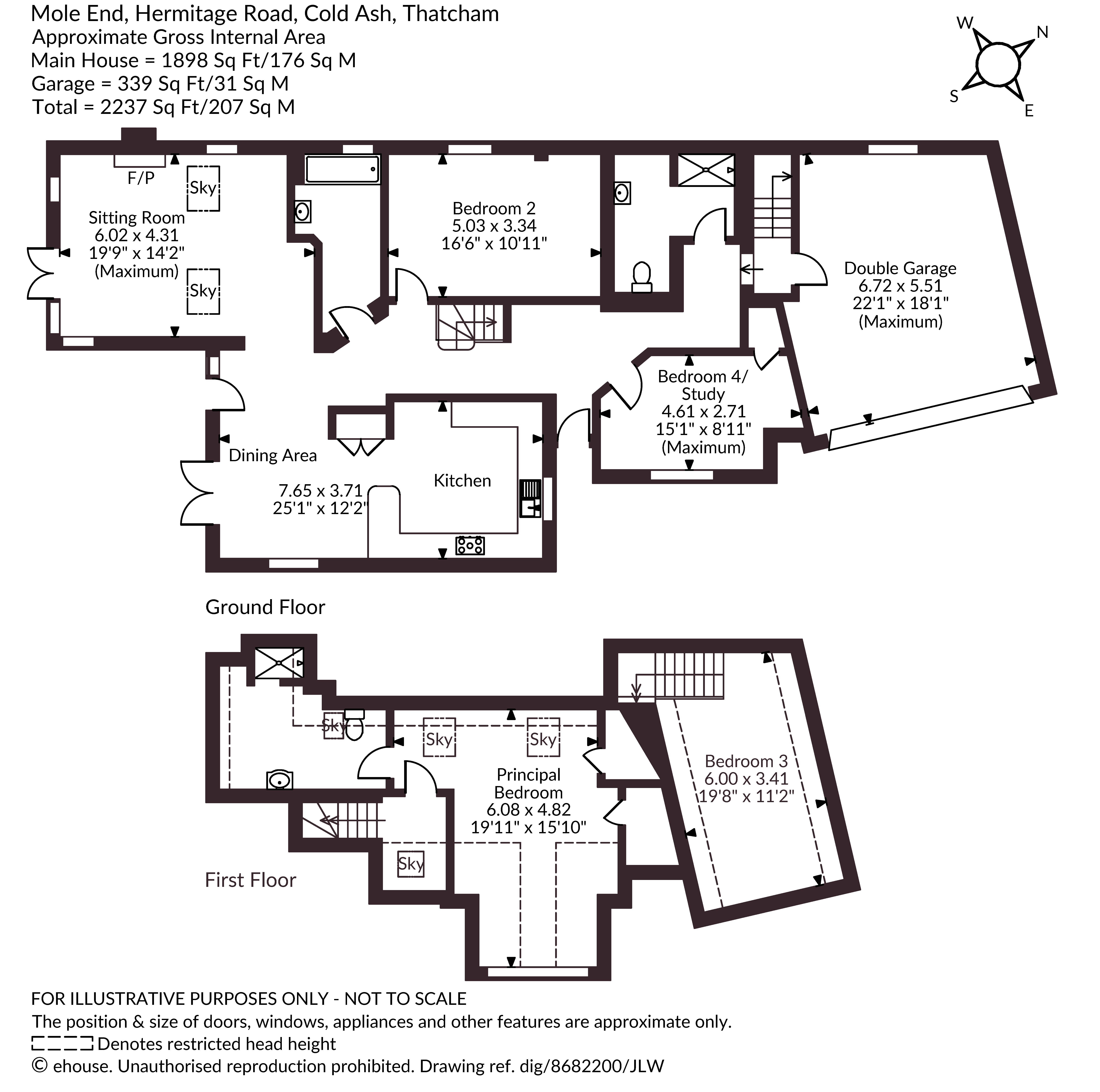 Mole End,, Hermitage Road, Thatcham floorplan