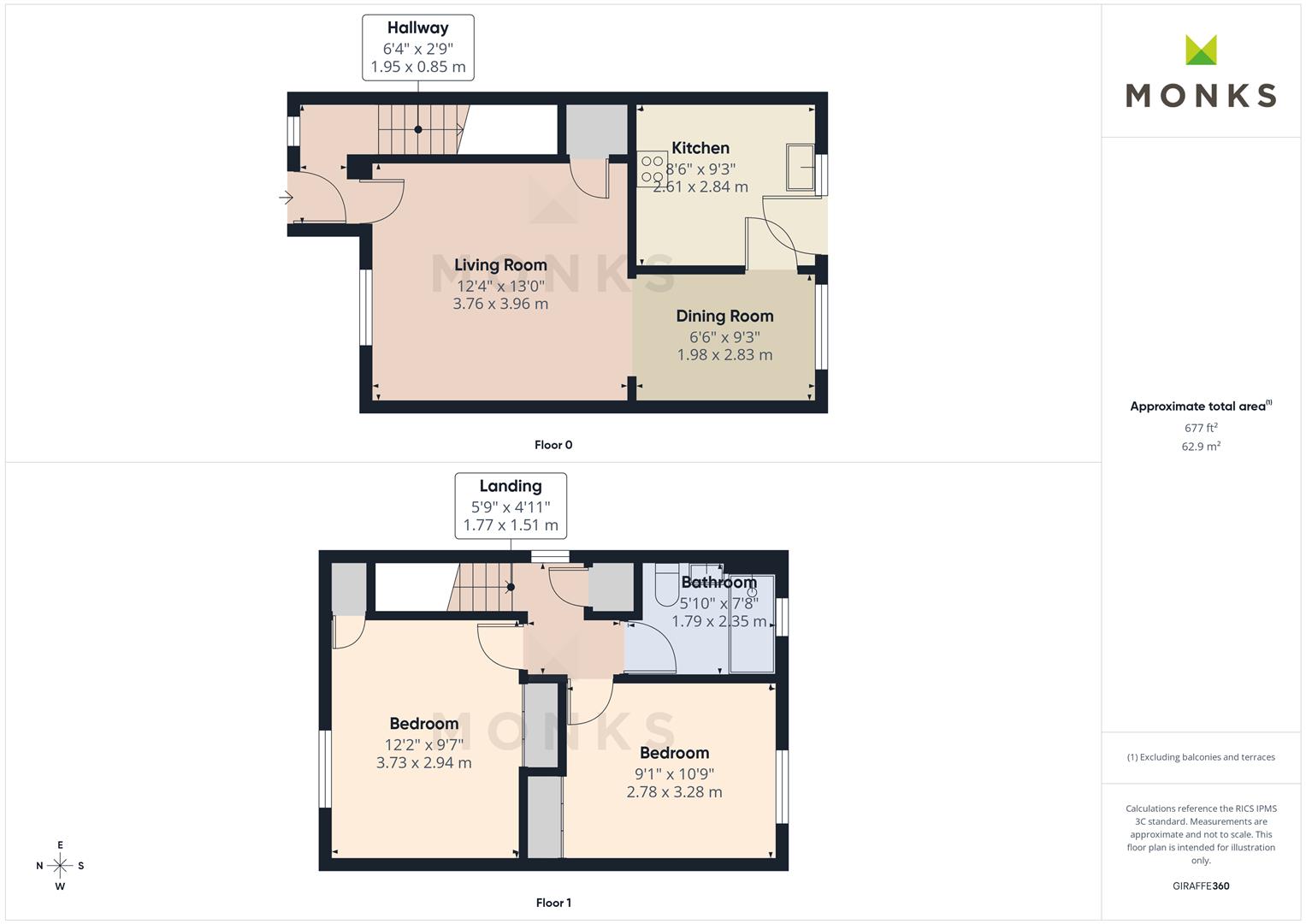2, Hafan Y Dorlan, Oswestry floorplan
