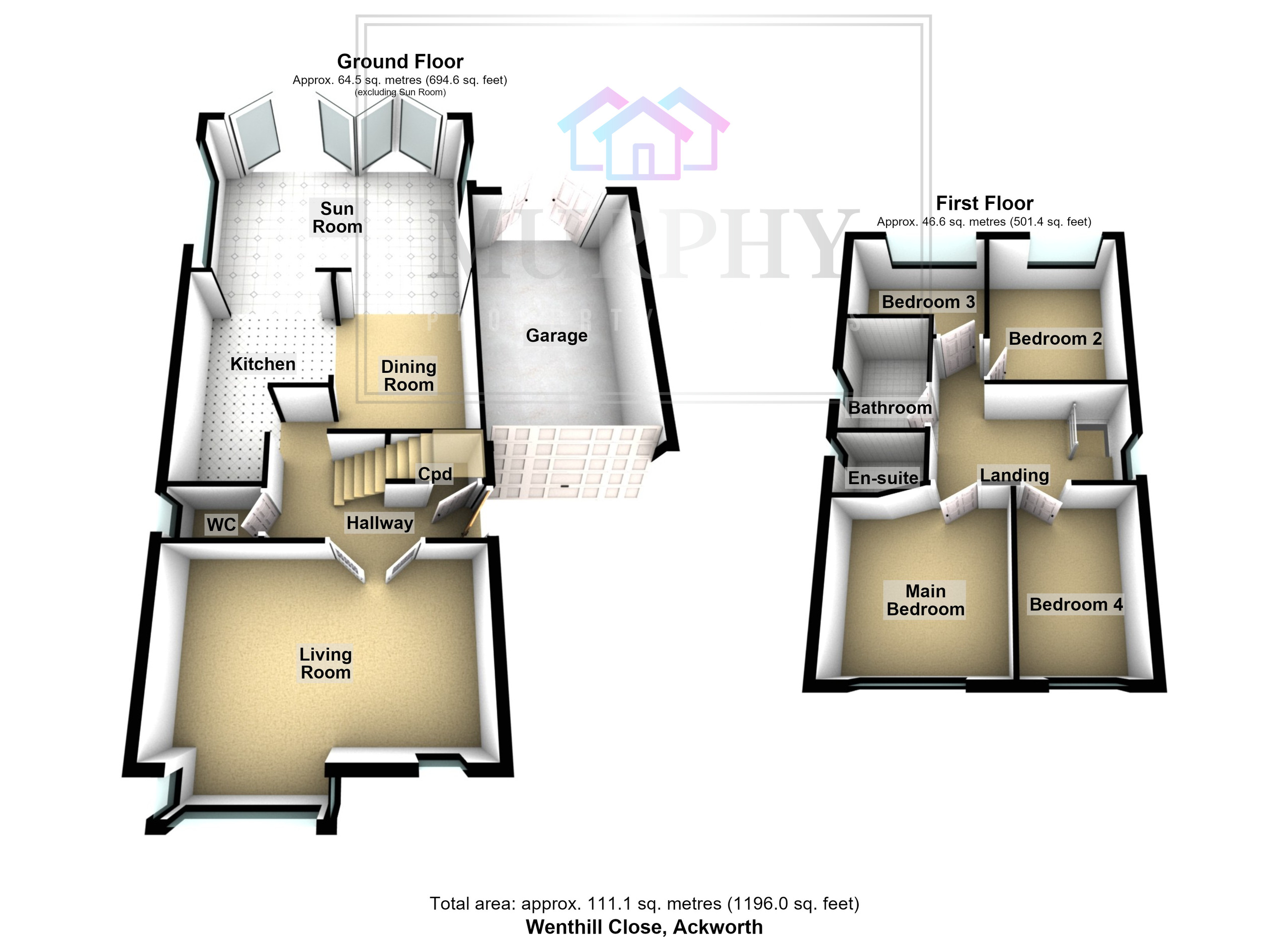 51 Wenthill Close, Pontefract floorplan