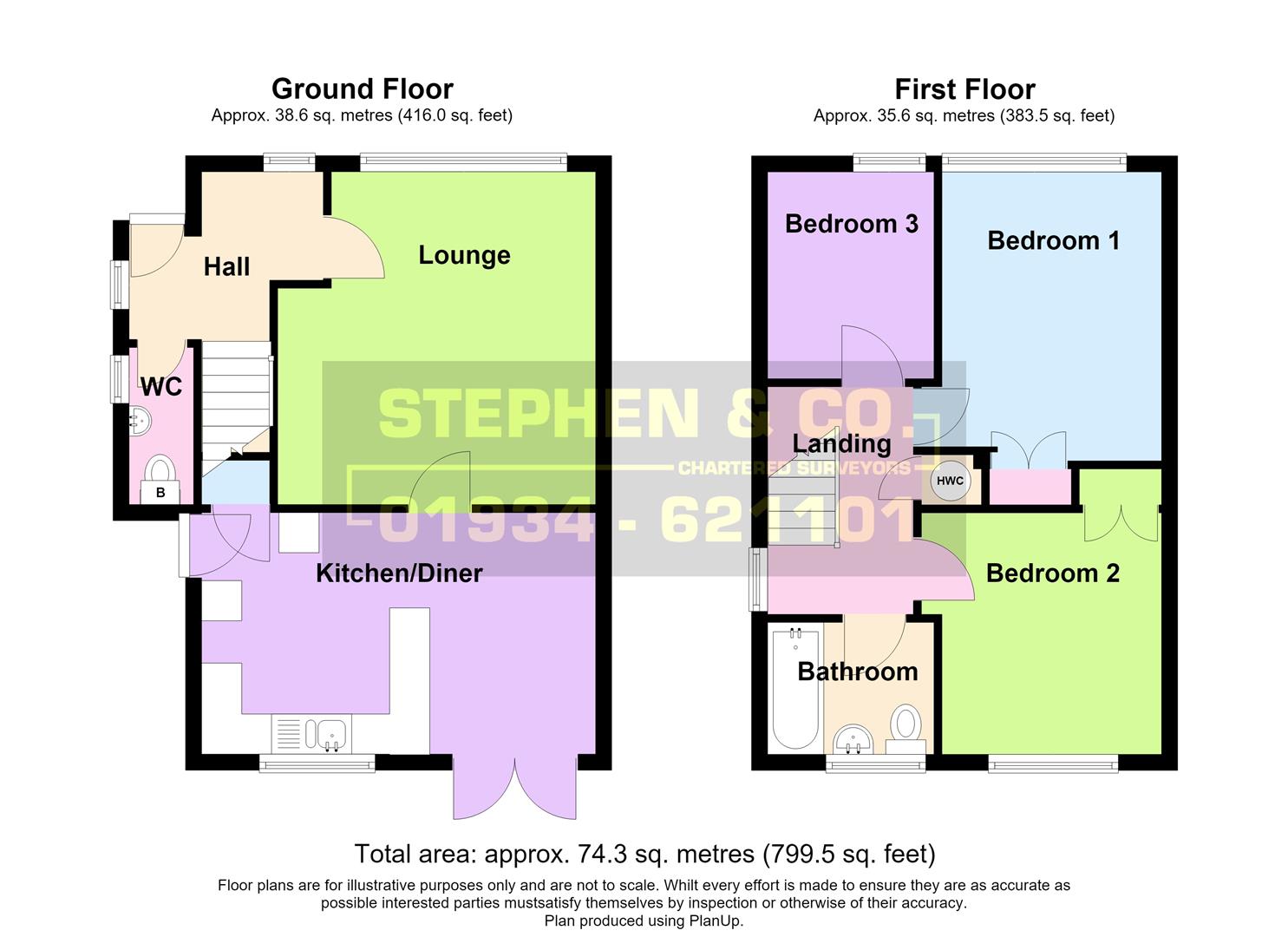 27, Copse Close, Weston-Super-Mare floorplan