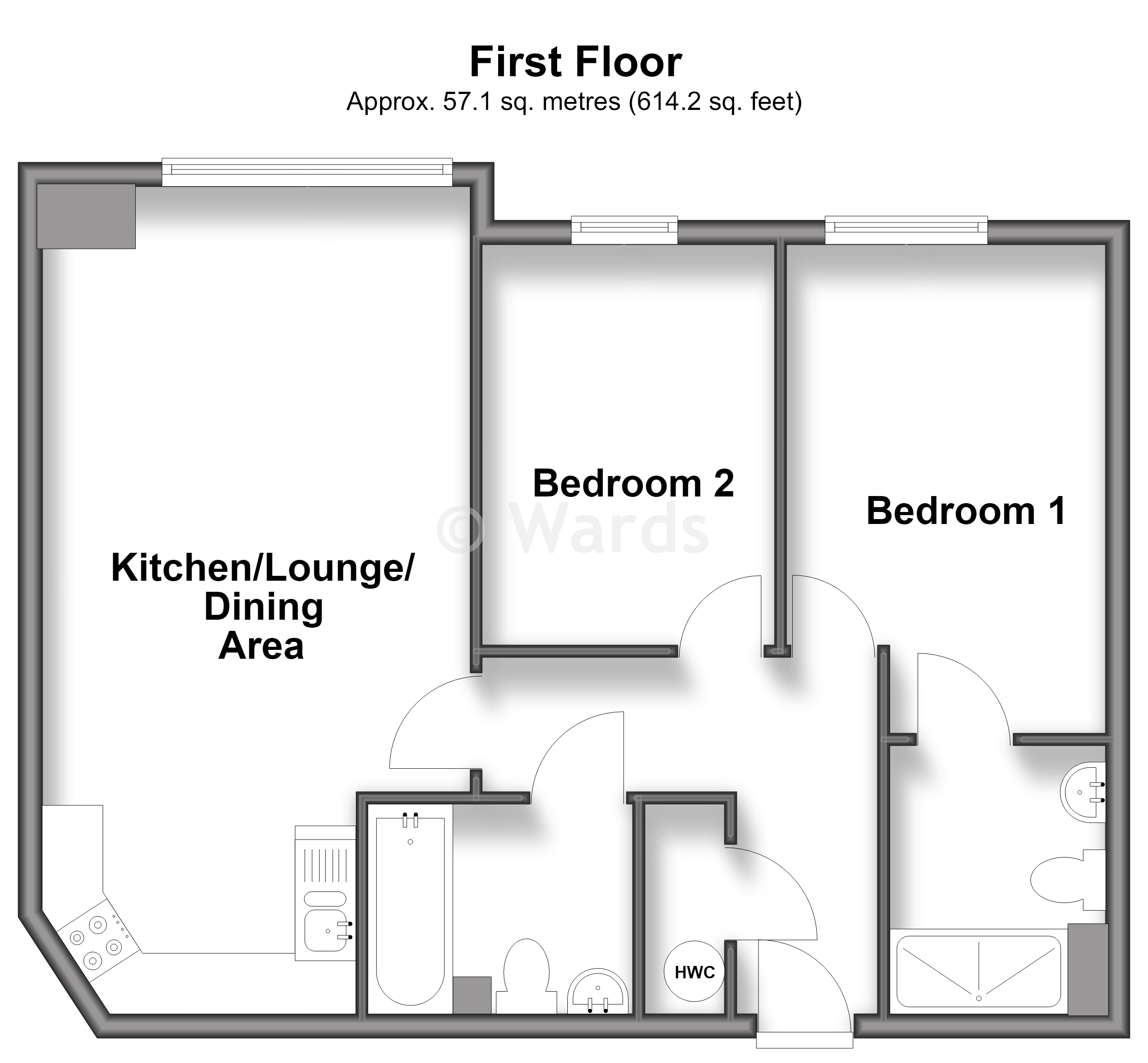 Fairfield Square, Stuart Road, Gravesend floorplan
