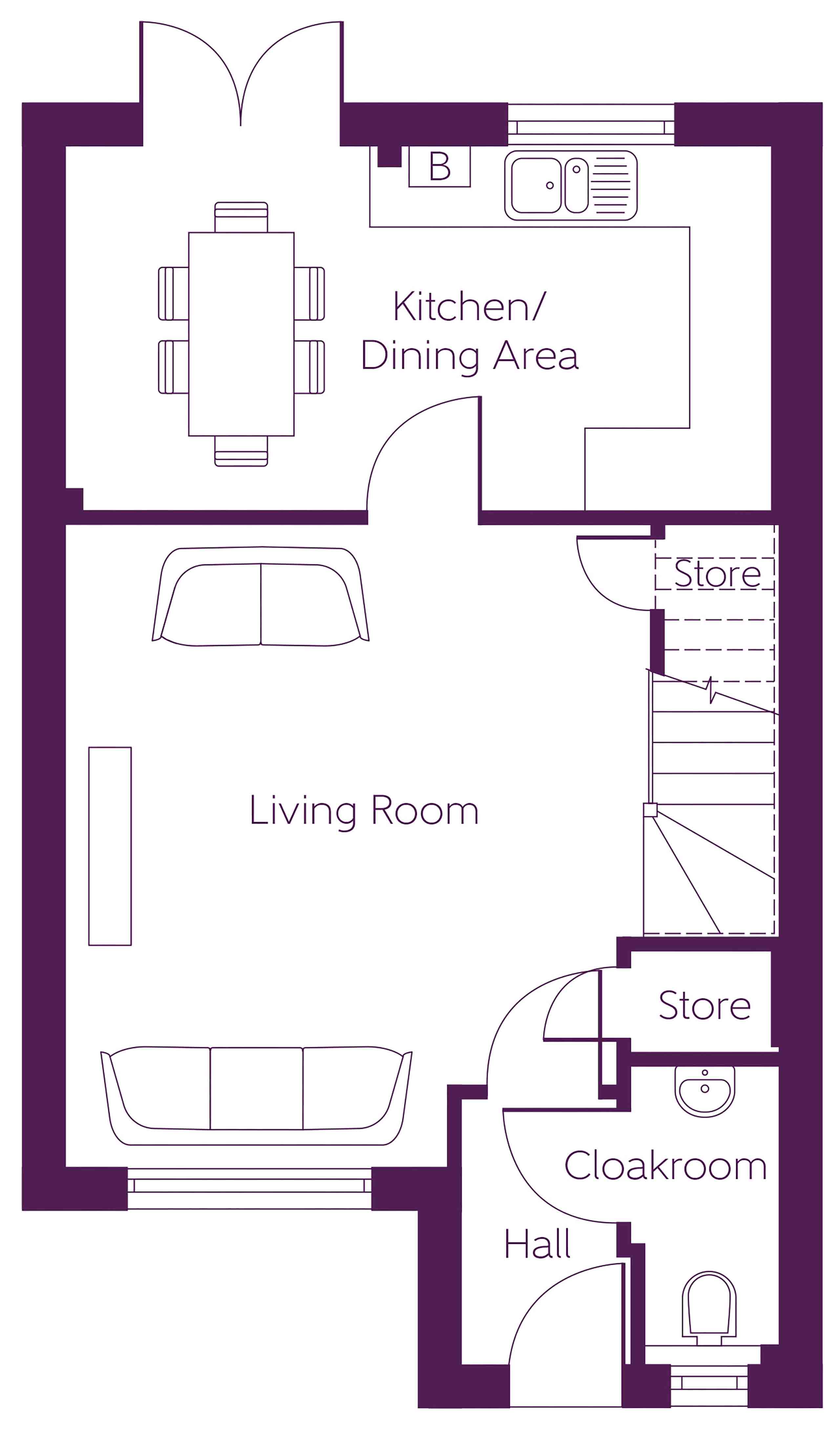 429, Williamwood Drive, Kilmarnock floorplan