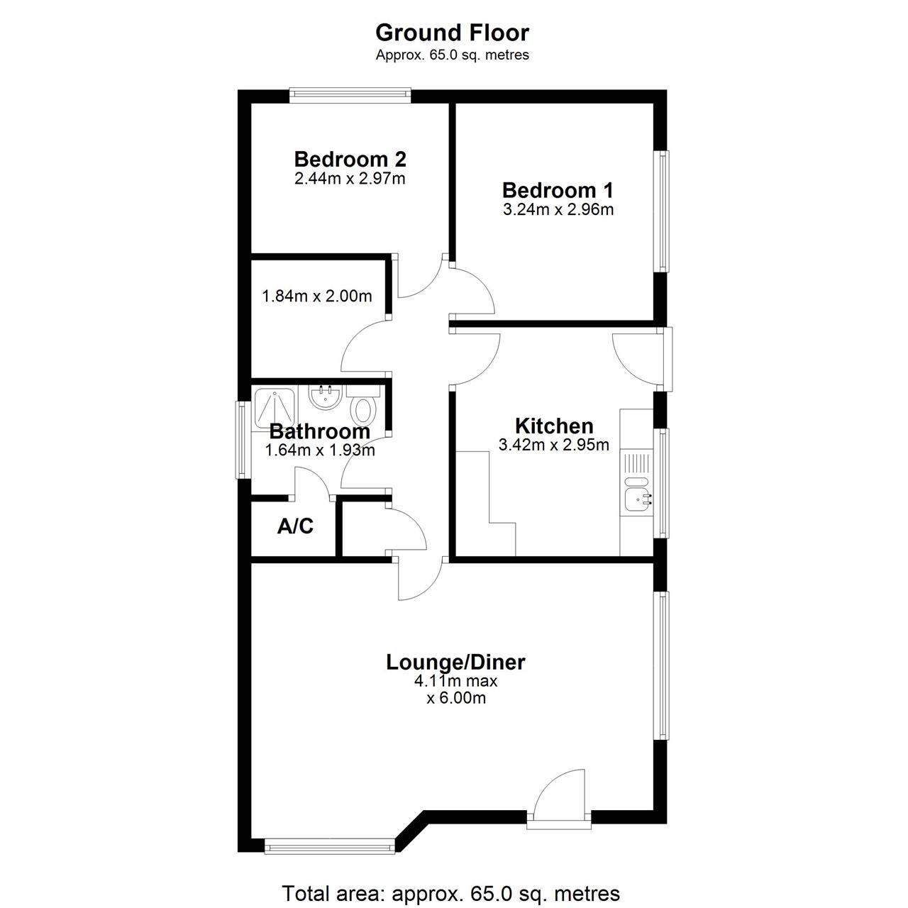 Westgate Park, Sleaford NG34, 2 bedroom mobile/park home for sale