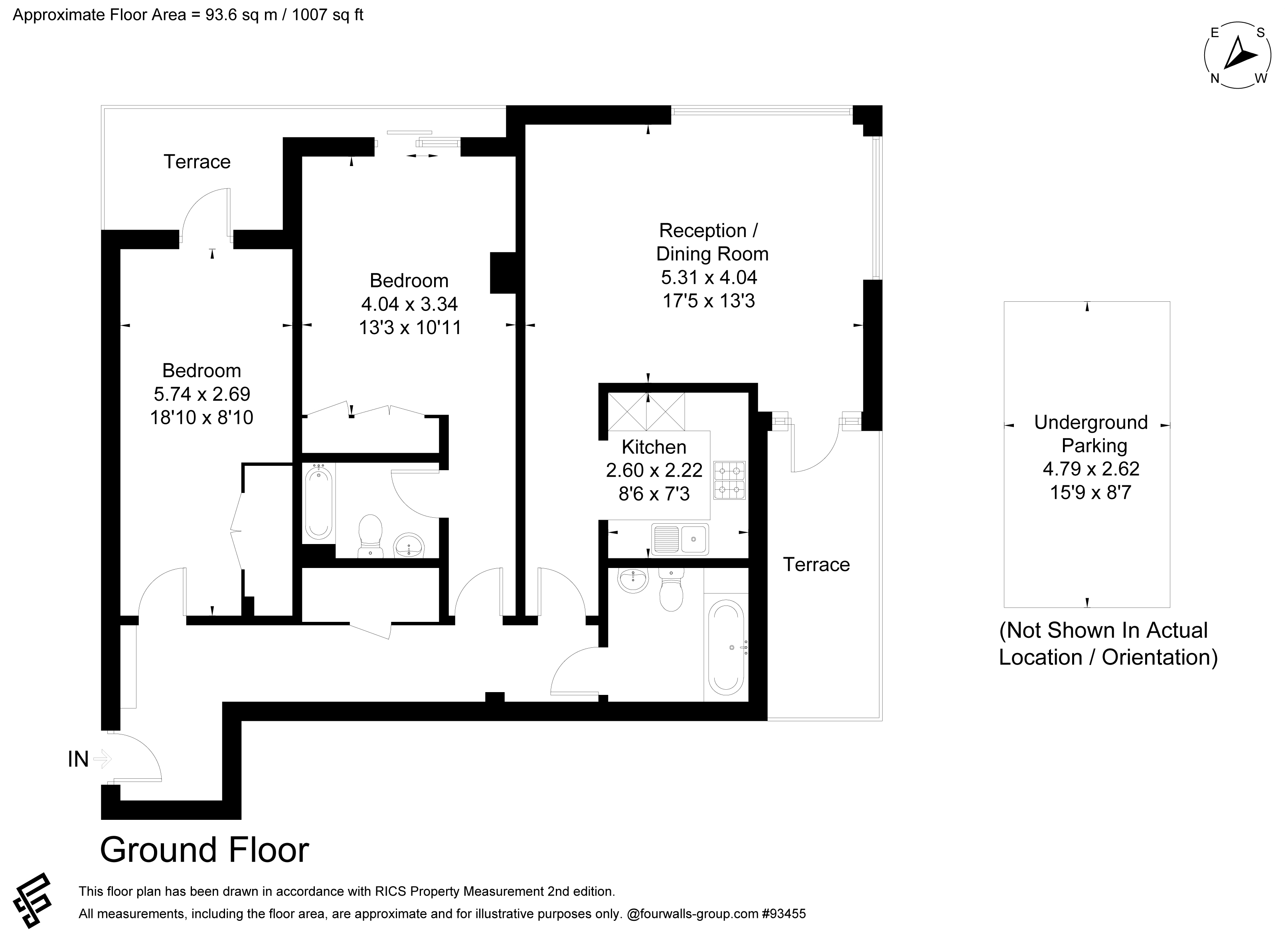 Flat 4,, Warwick House, London floorplan