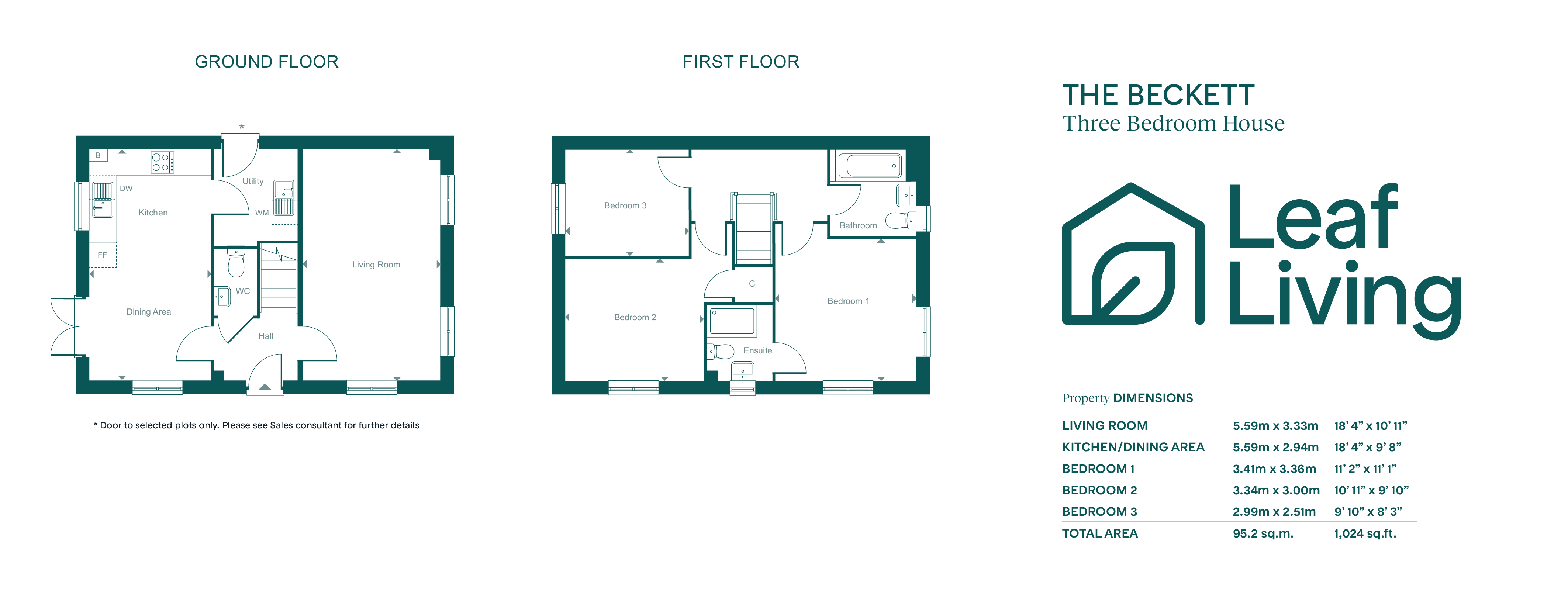 36 Thyme Avenue - Becket RL flatfair, Leaf Living at Liberty Place, Hailsham, BN27, Hailsham floorplan