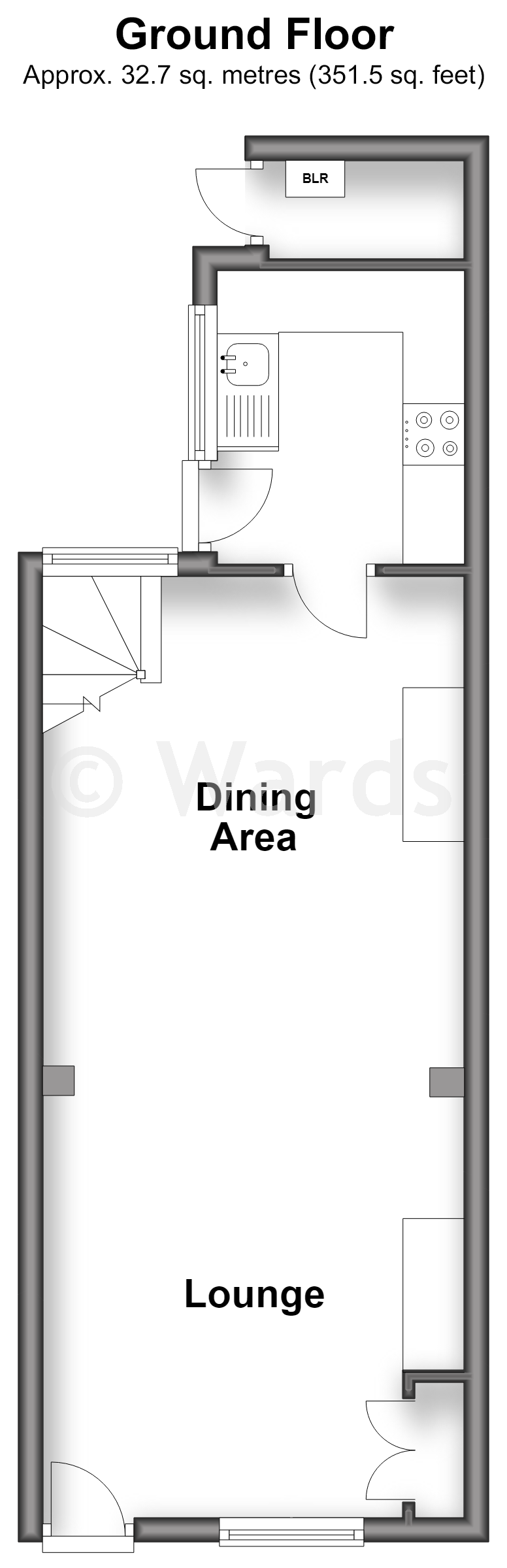 5, Front Brents, Faversham floorplan