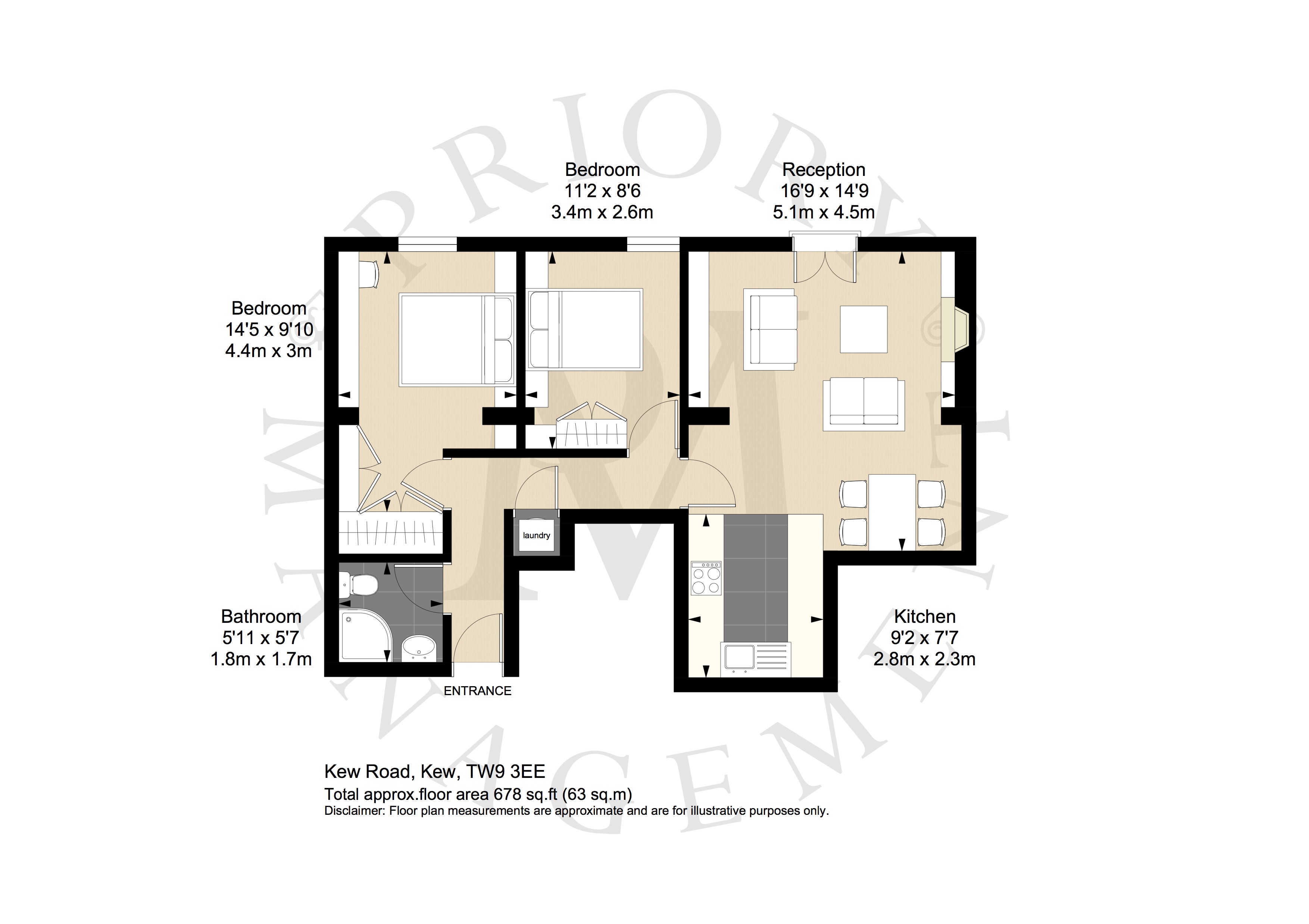 Kew Road, Kew floorplan