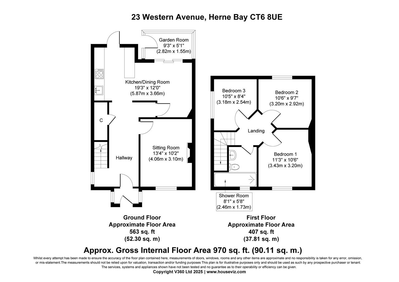 23, Western Avenue, Herne Bay floorplan