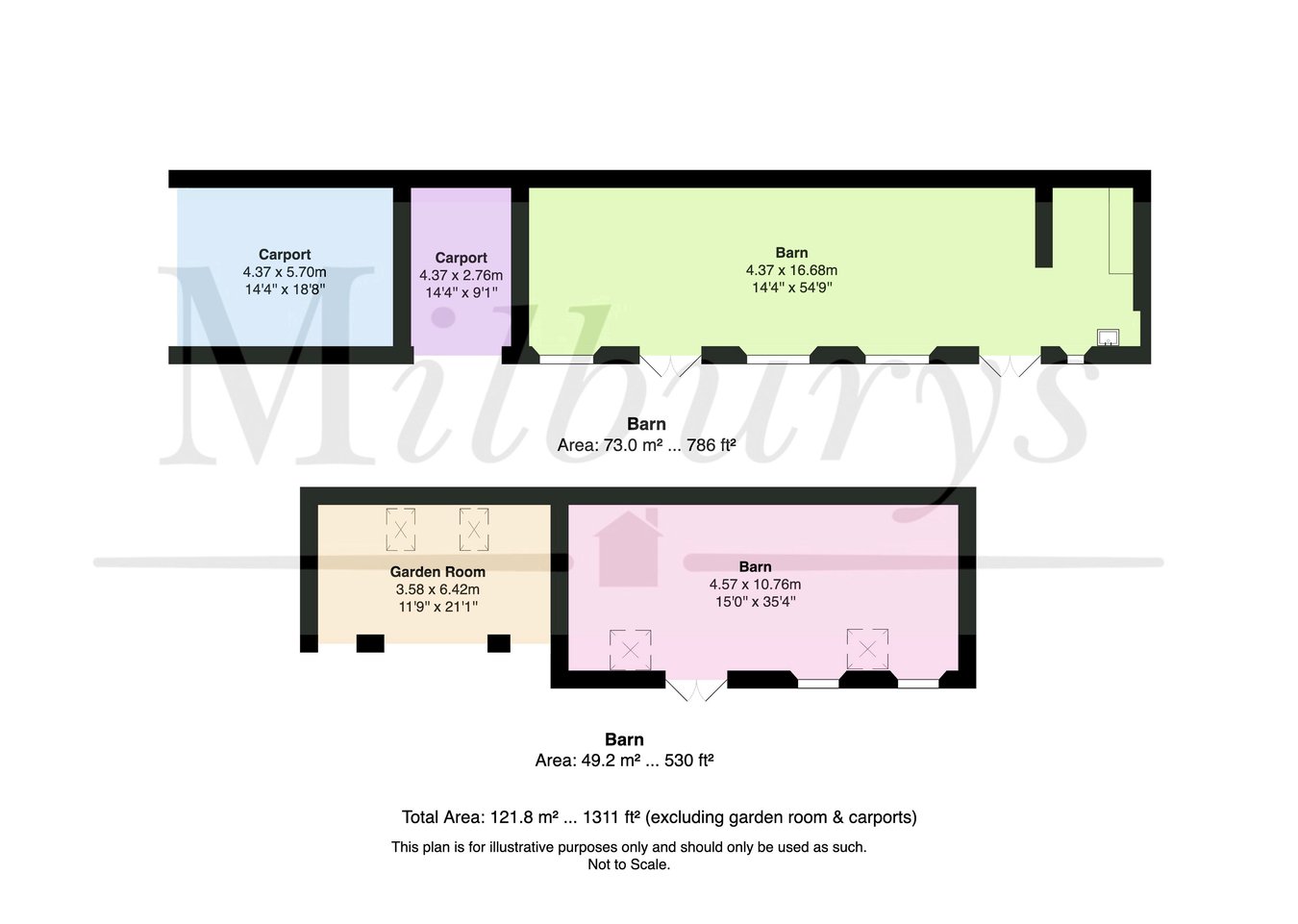 The Old House, The Common, Chipping Sodbury floorplan