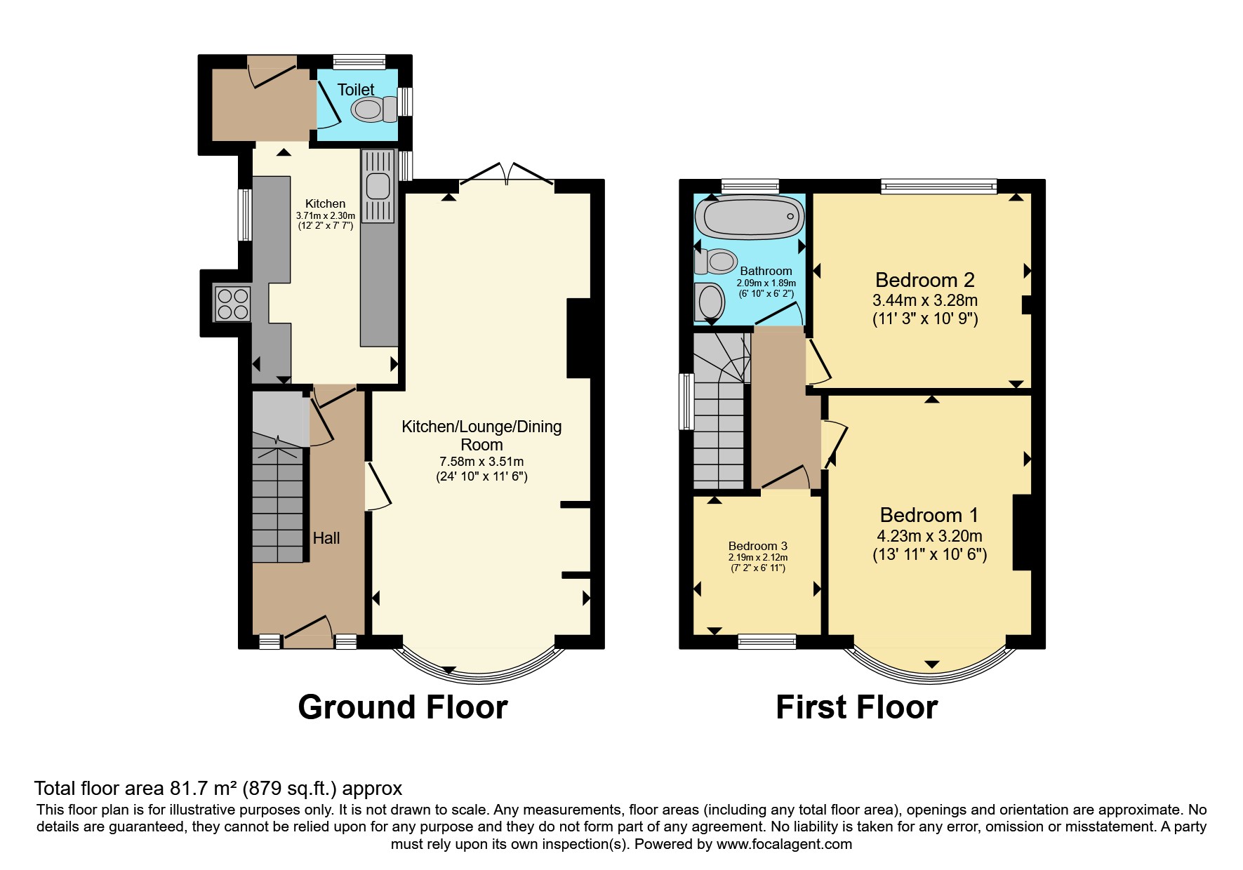 Barton Hill Road, Torquay, Devon TQ2, 3 bedroom semidetached house for