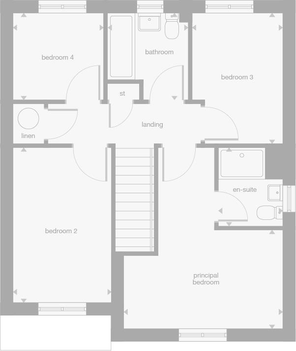 188, Off Manuel Terrace, Whitecross, Falkirk floorplan