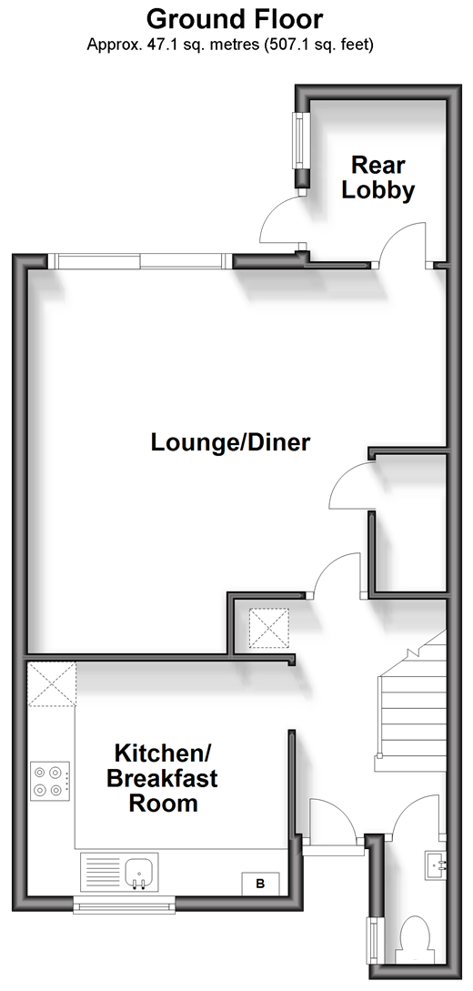 Admiral Road, Bewbush, Crawley, West Sussex RH11, 3 bedroom terraced