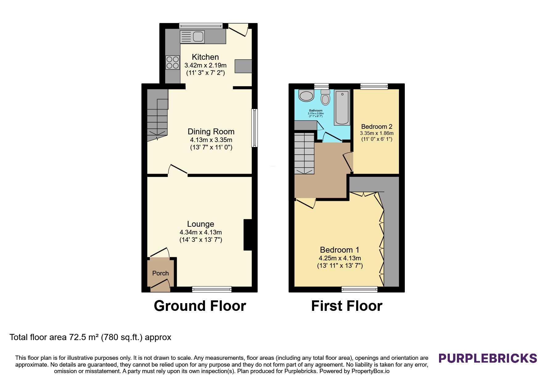 2, Clelland Street, Bolton floorplan