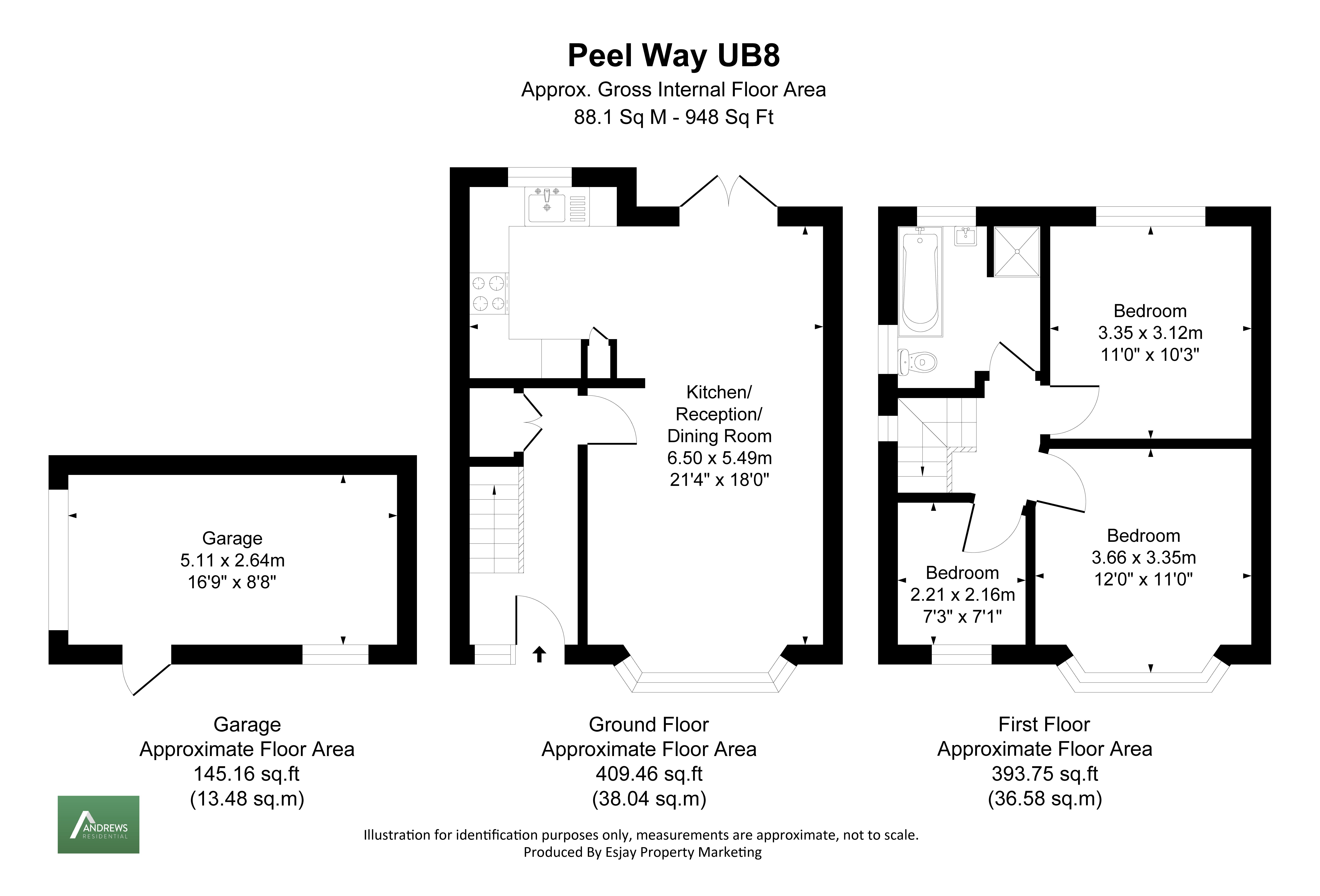 17, Peel Way, Hillingdon floorplan
