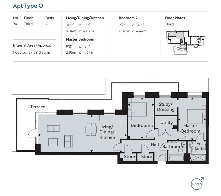 15 Lindfield Place, 18 Farncombe Road, Worthing floorplan