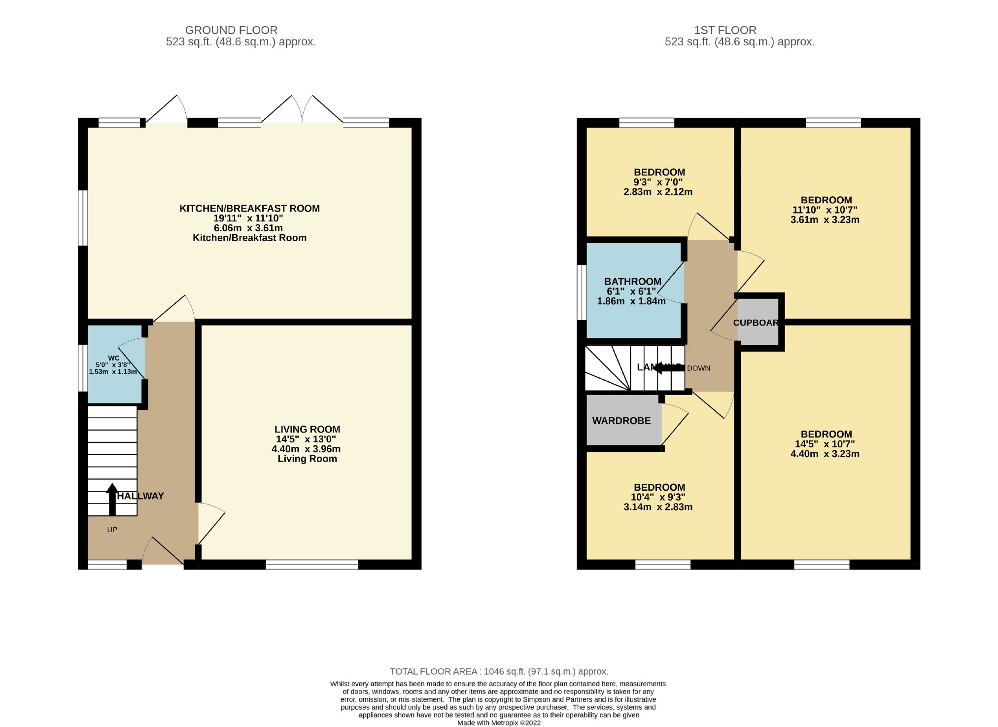 14, Navisford Close, Thrapston floorplan