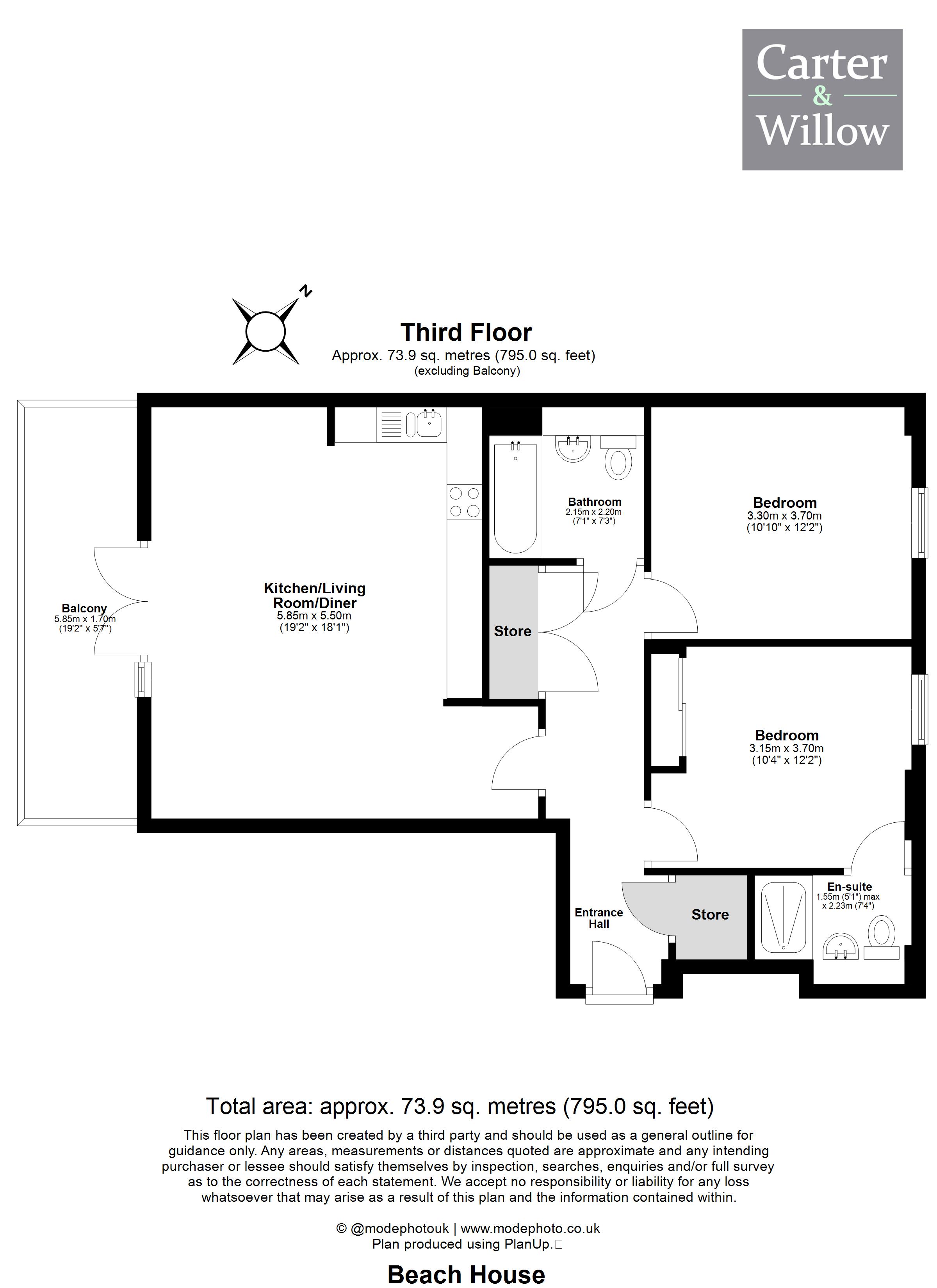 51, Beach House, Sackett Road, Barking floorplan