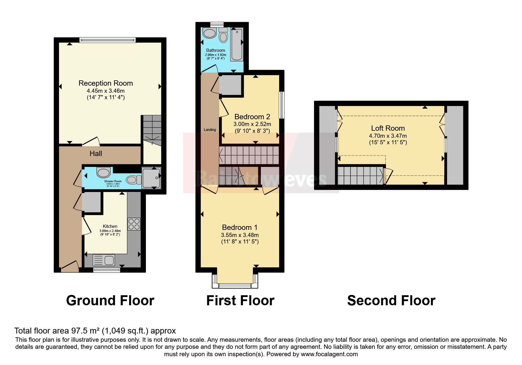 81, Avenue Road, London floorplan